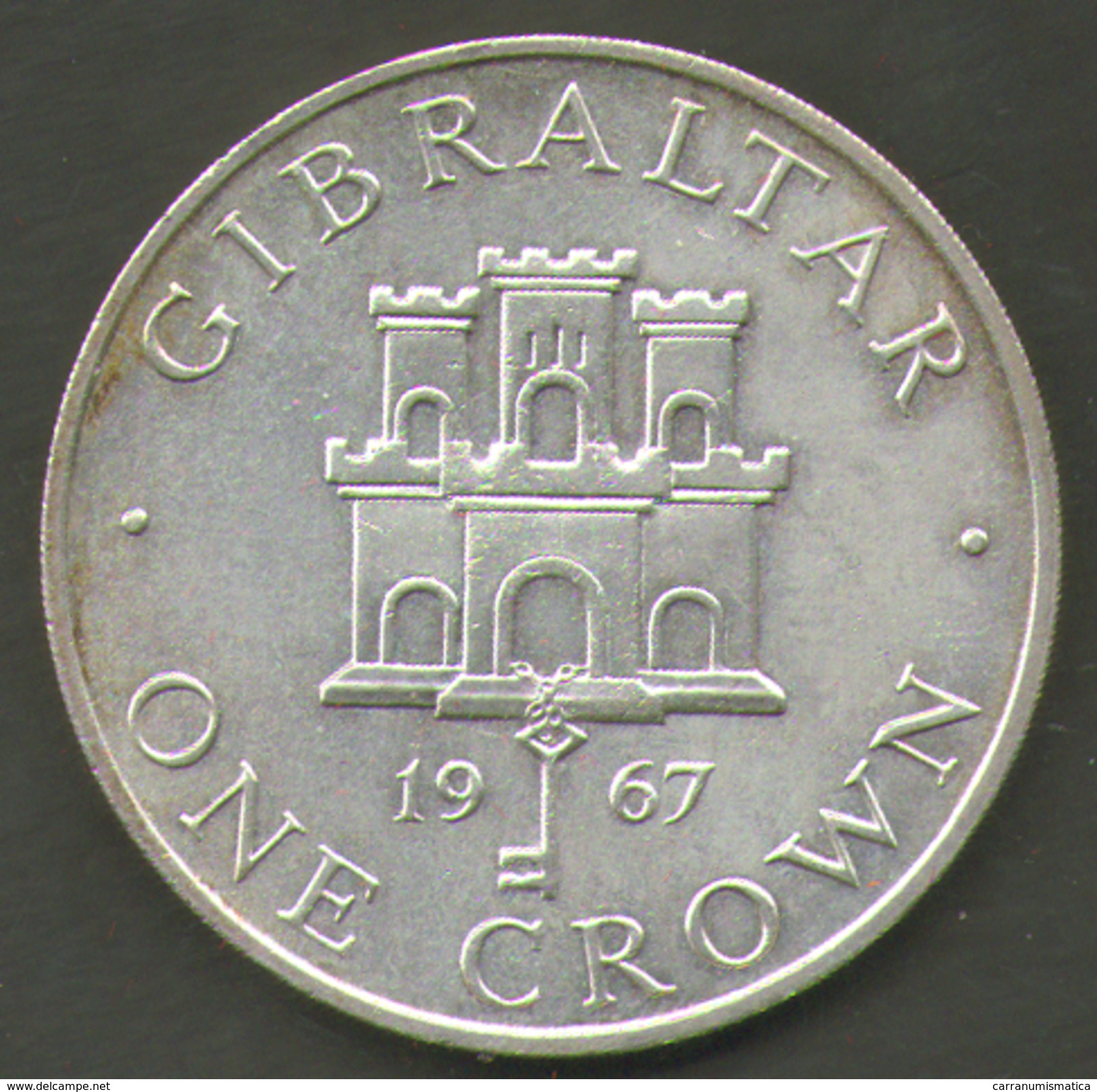 GIBILTERRA ONE CROWN 1967 - Gibraltar