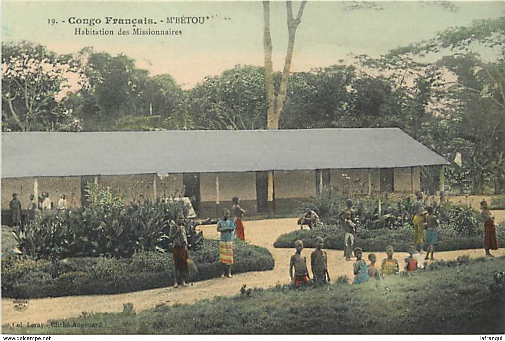 Pays Div- Ref G988- Congo Francais - M Betou - Habitation Des Missionnaires   - Carte Bon Etat  - - Congo Français