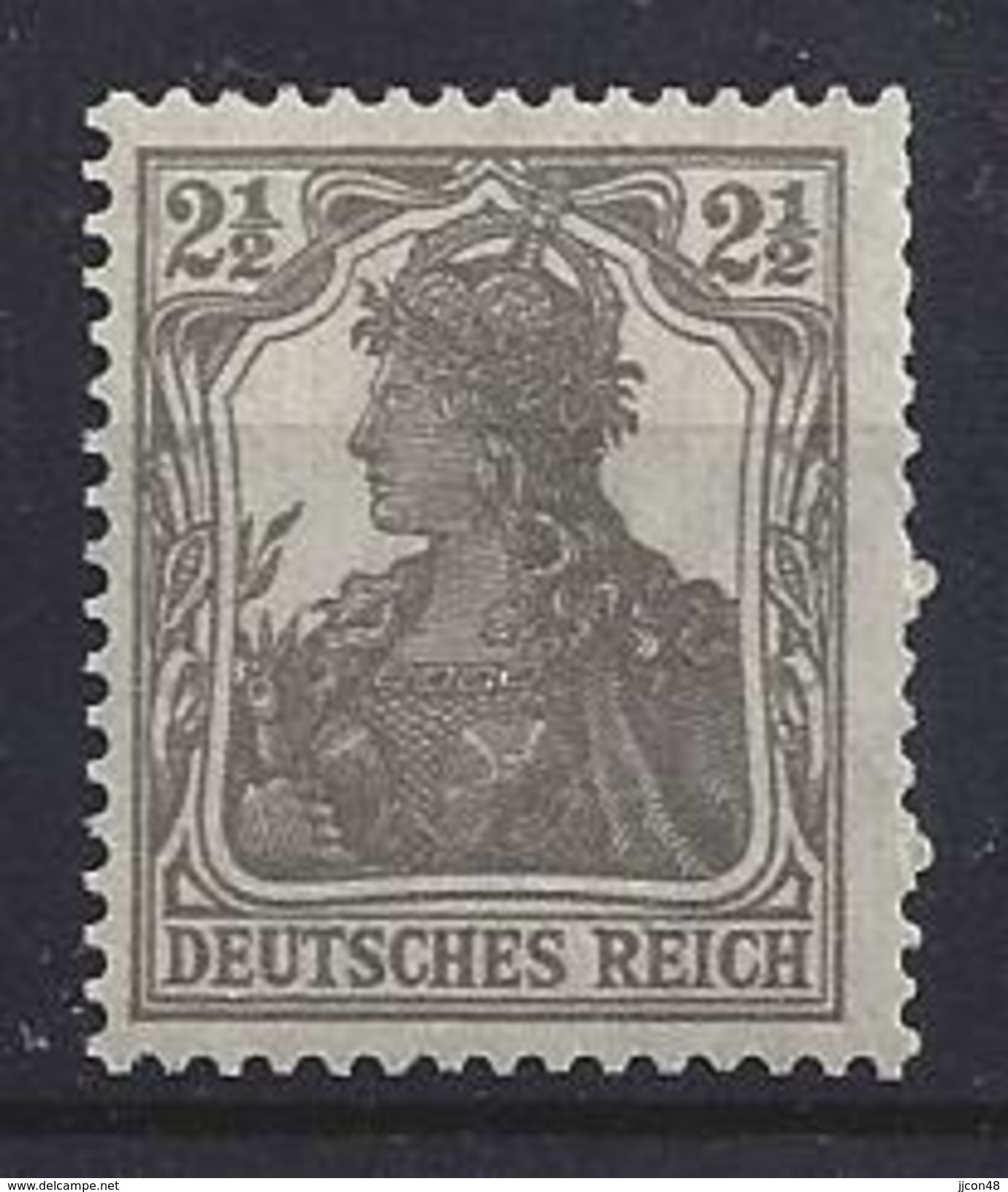 Germany 1916  Germania (**) MNH  Mi.98 - Unused Stamps