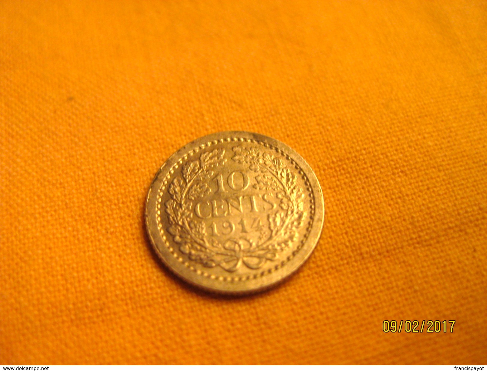 Netherlands: 10 Cents 1914 - 10 Cent