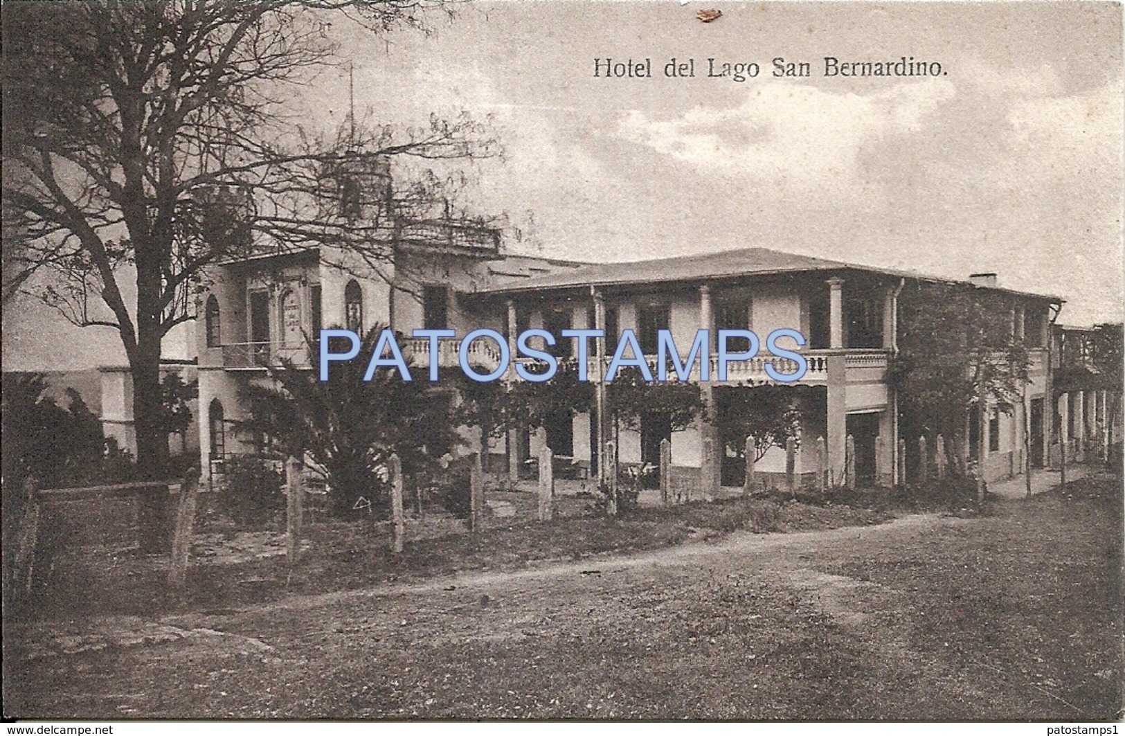 66054 PARAGUAY SAN BERNARDINO HOTEL DEL LAGO POSTAL POSTCARD - Paraguay