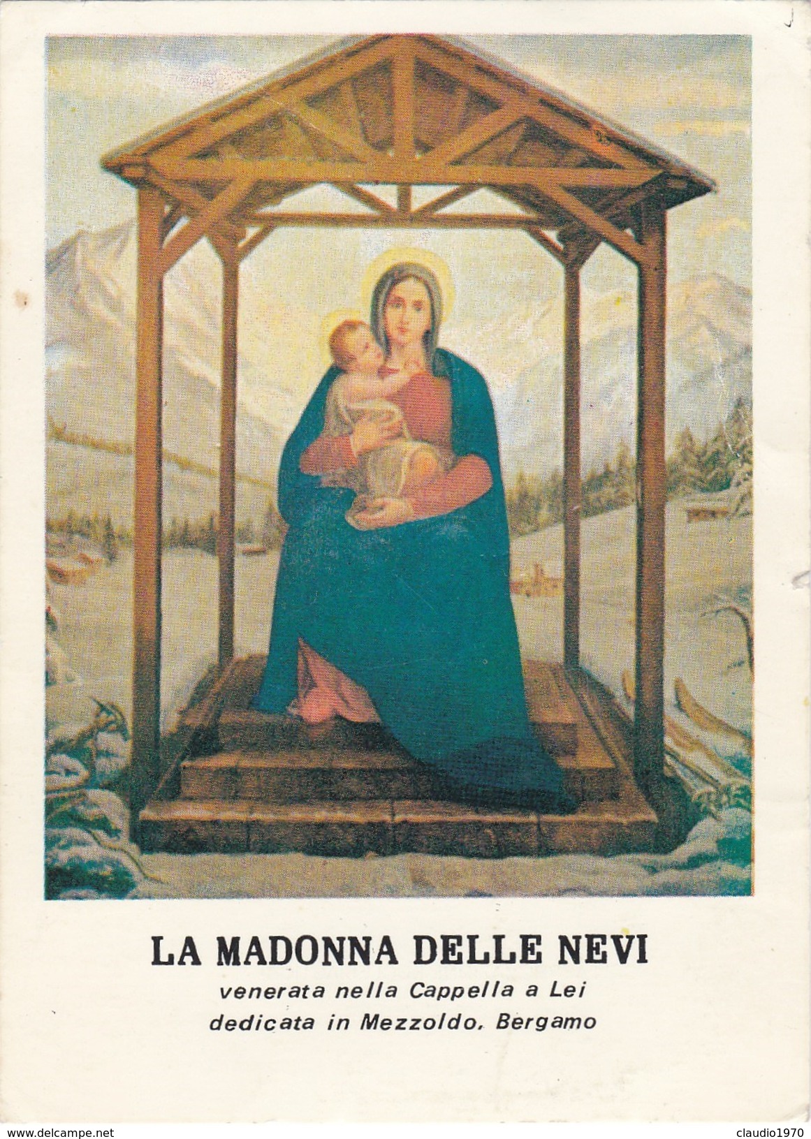 Santino  - La Madonna Delle Nevi. - Devotion Images