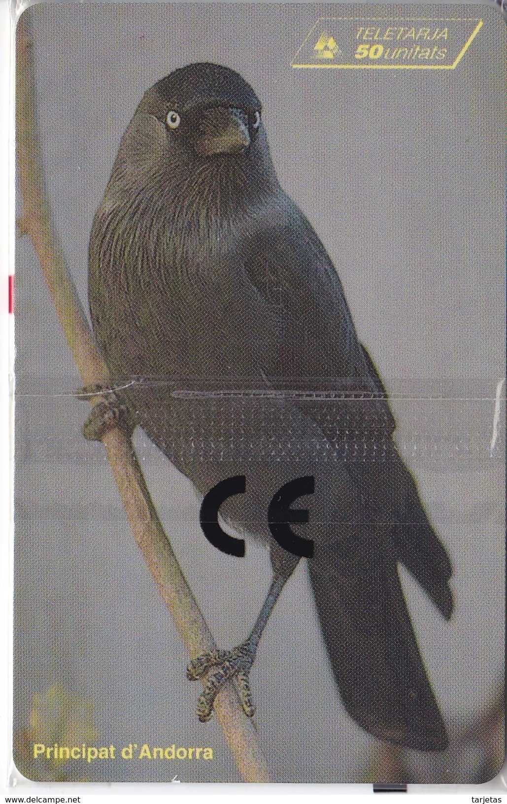 AND-081 TARJETA DE ANDORRA GRAJILLA (BIRD-PAJARO) NUEVA-MINT - Andorra