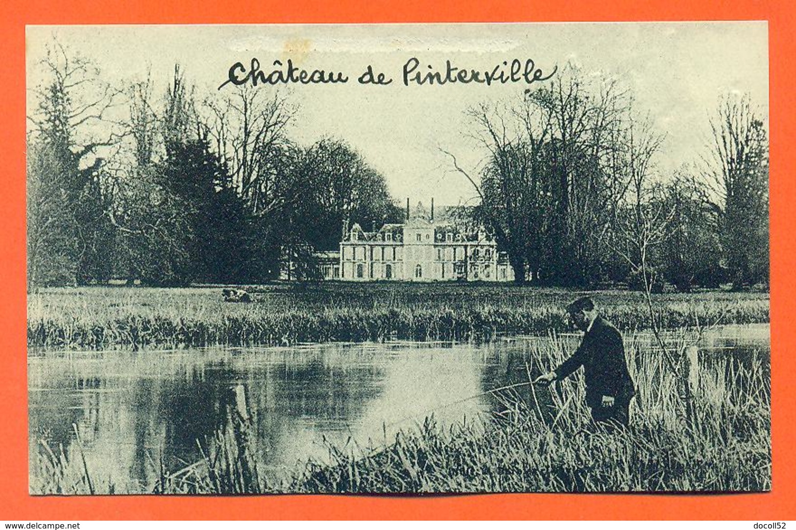 CPA Pinterville " Chateau De Pinterville " Pecheur - LJCP 30 - Pinterville