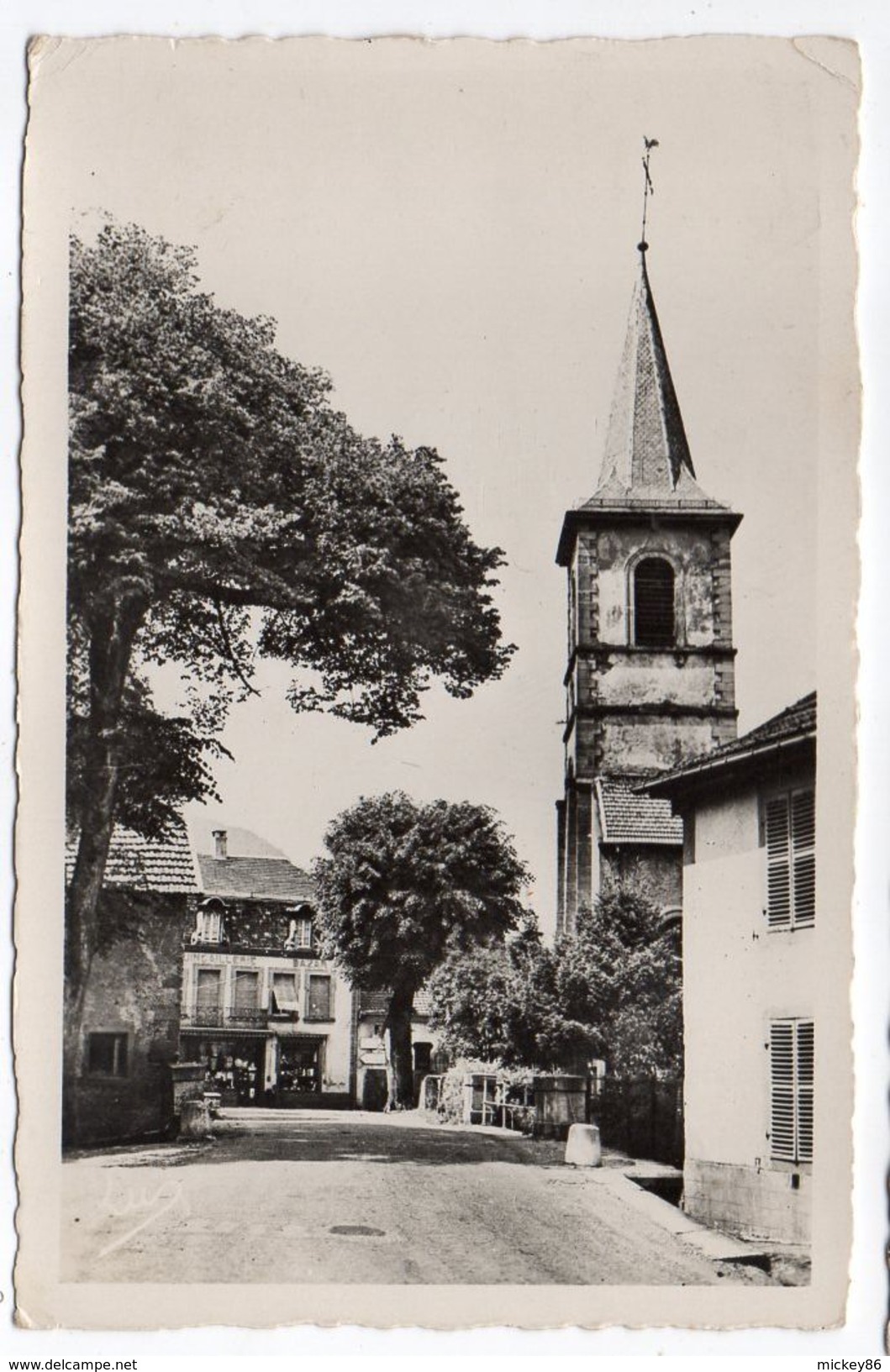 SAINT BLAISE--1956--Vue Du Village-Rue Et église-cpsm 14 X 9 N°A 520 éd Kohler..Beau Cachet Recette Rurale - Otros & Sin Clasificación
