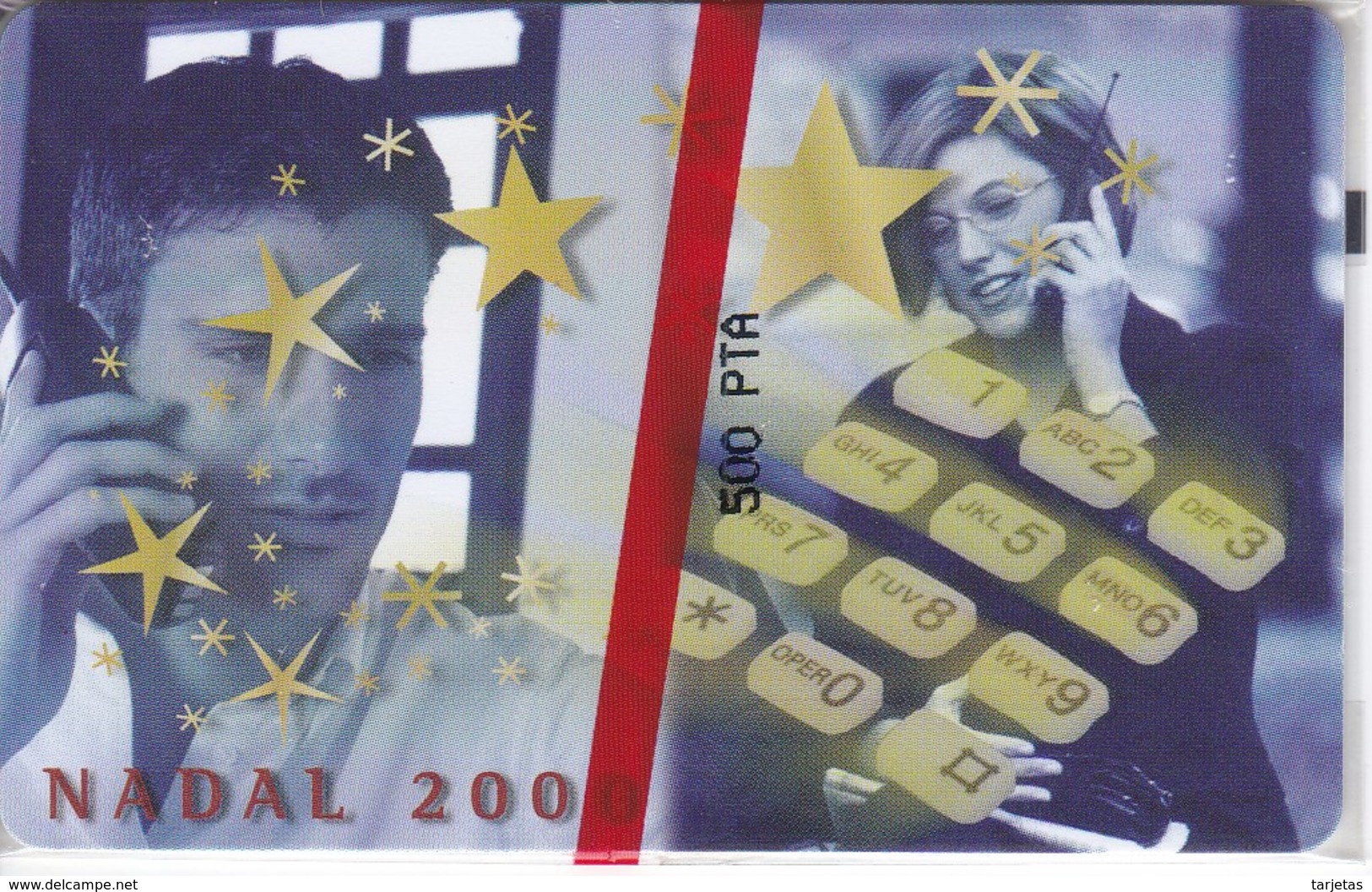 AND-120 TARJETA DE ANDORRA NADAL 2000 (CHRISTMAS) NUEVA-MINT - Noel