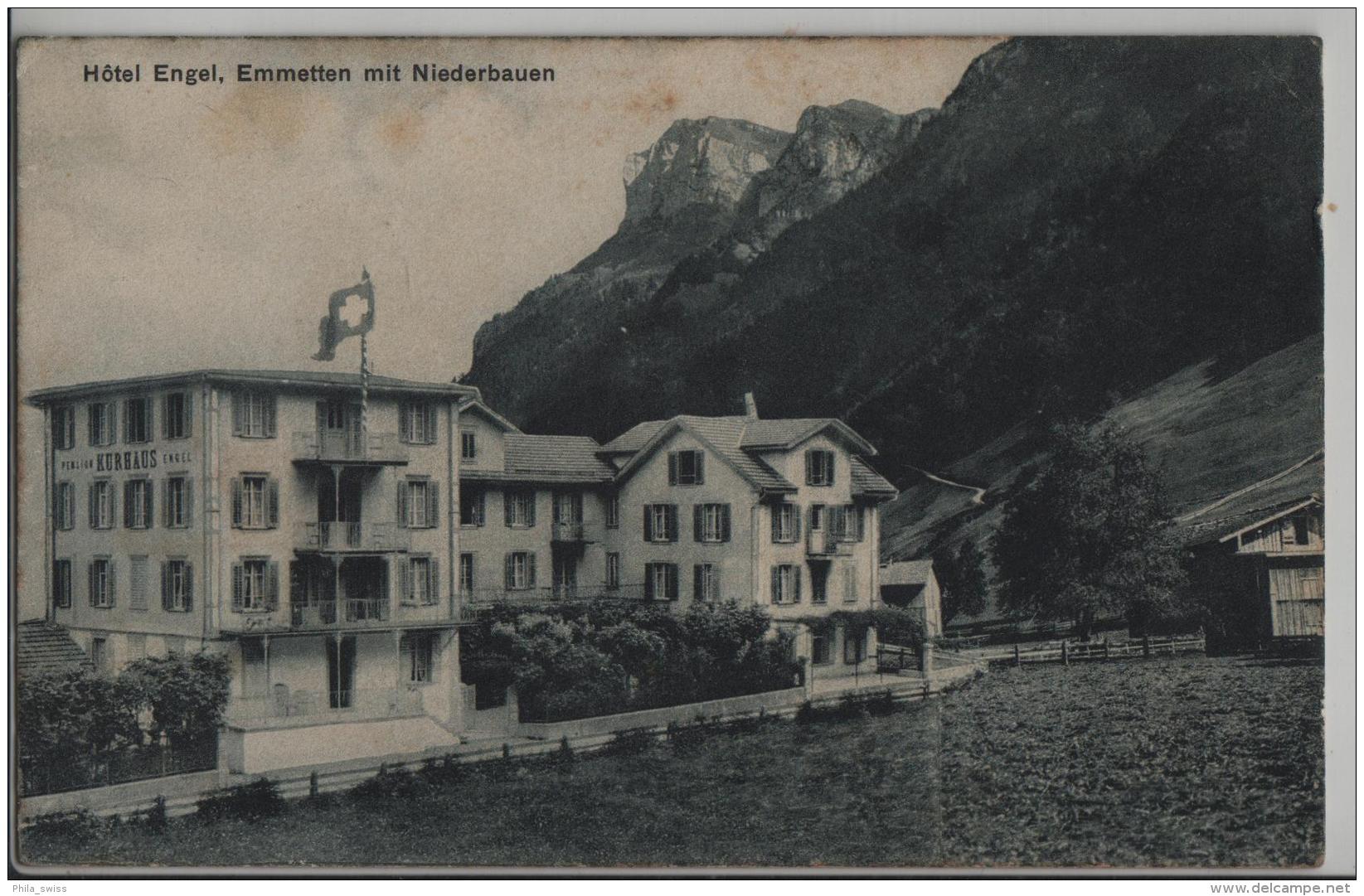 Hotel Engel, Emmetten Mit Niederbauen - Photo: Karl Engelberger No. 1475 - Emmetten