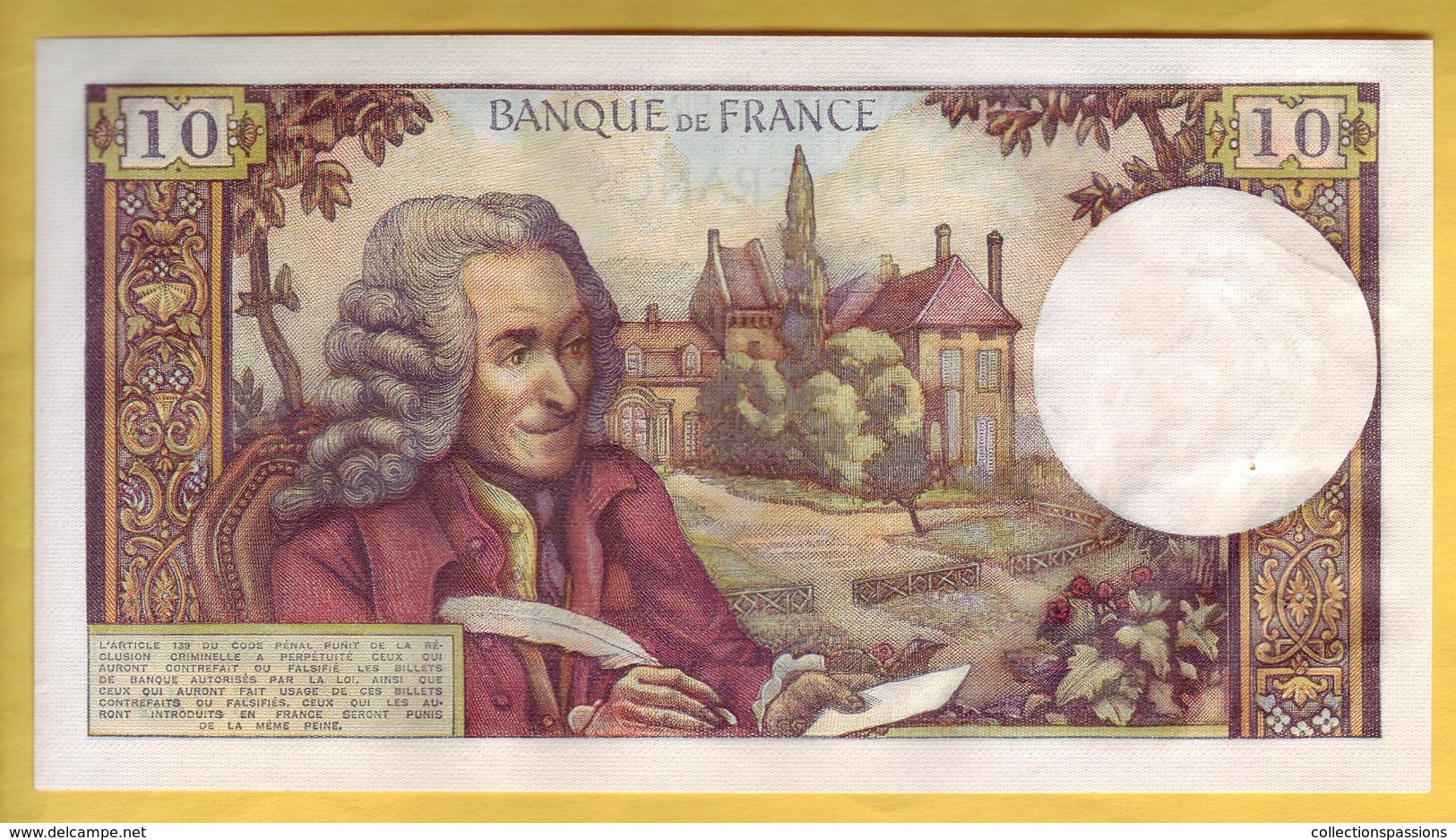 BILLET FRANCAIS - 10 Francs Voltaire 3-2-1972 SUP+ - 10 F 1963-1973 ''Voltaire''