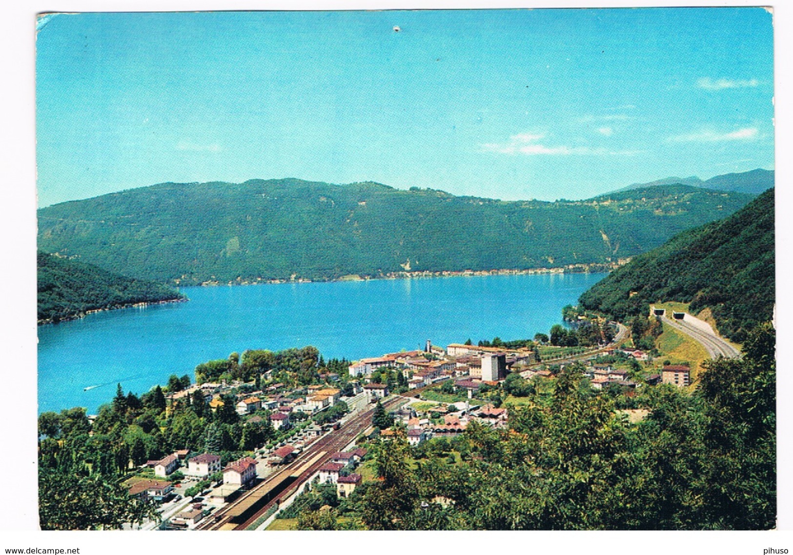 CH-4223   MAROGGIA : Panorama ( With Train-station) - Maroggia