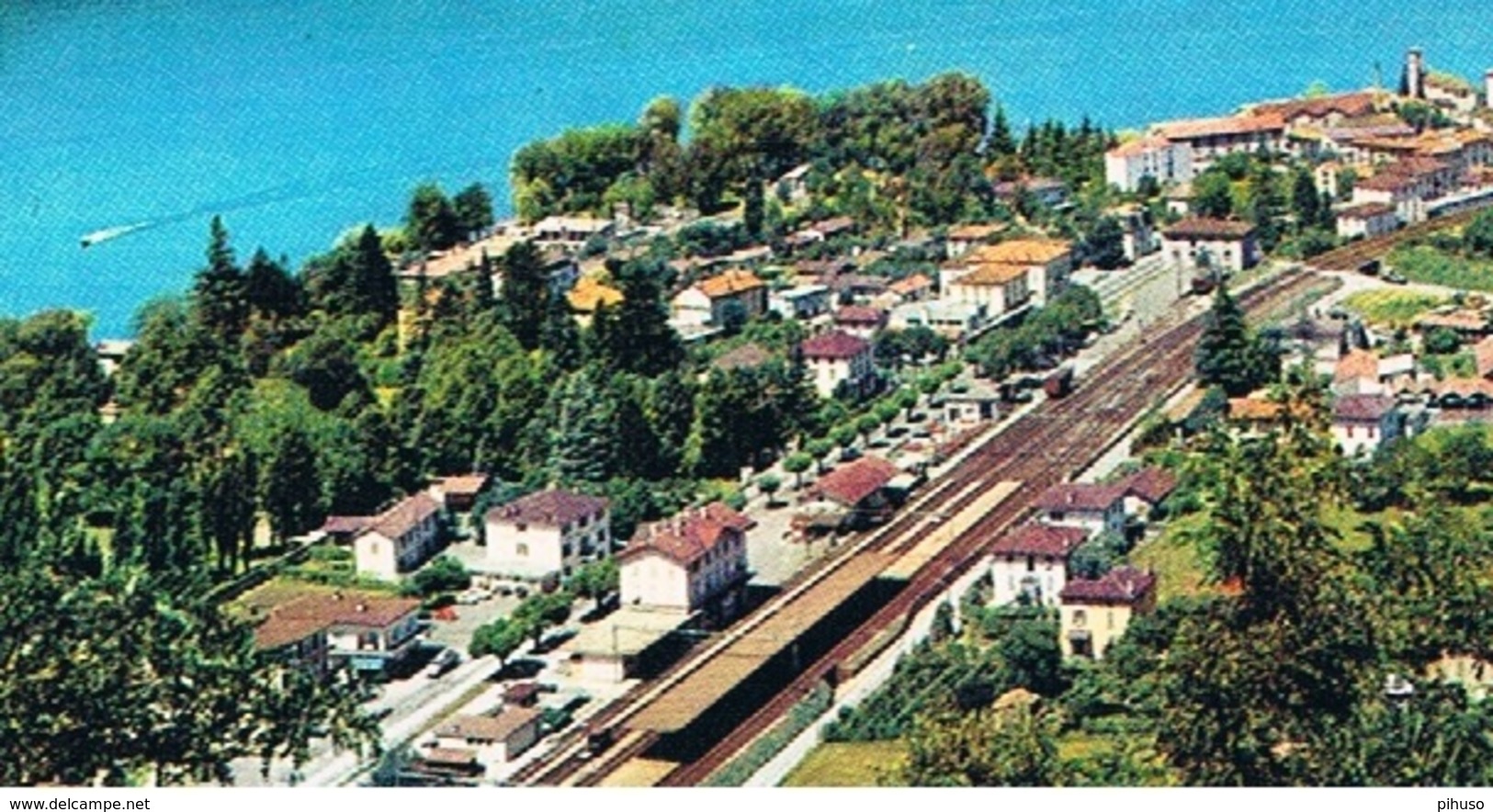 CH-4223   MAROGGIA : Panorama ( With Train-station) - Maroggia