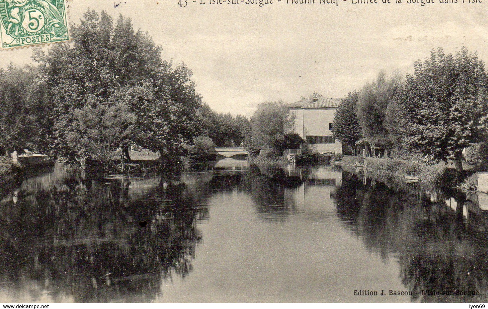 L ISLE SUR SORGUE 43  MOULIN NEUF  ENTREE DE LA SORGUE - L'Isle Sur Sorgue