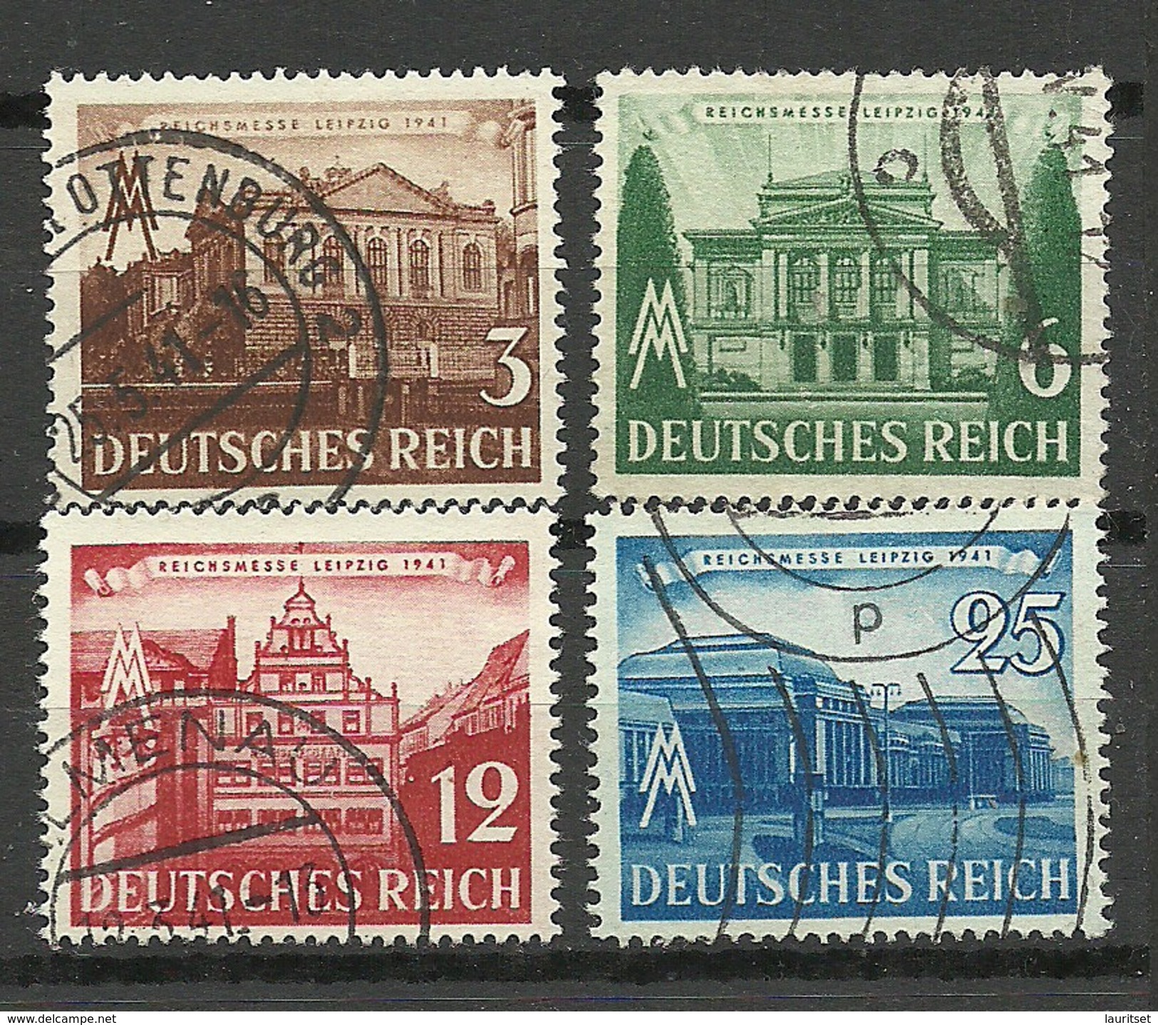 Deutsches Reich 1941 Michel 764 - 767 O - Usados