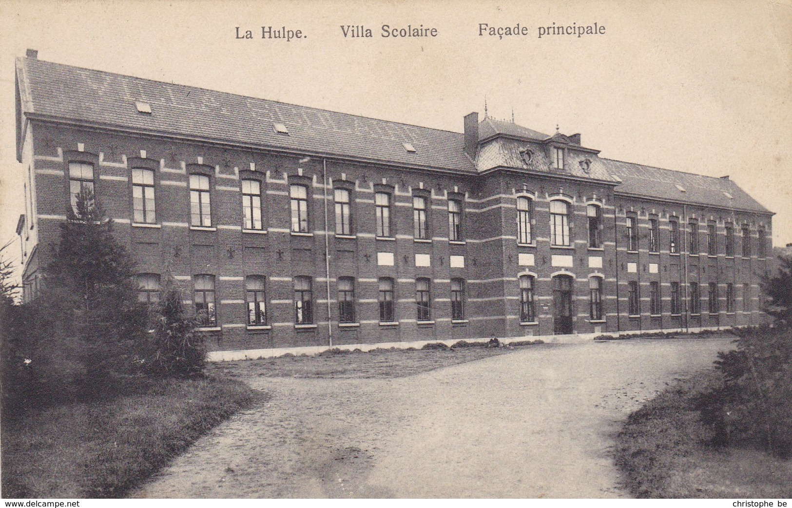 La Hulpe, Villa Scolaire, Façace Principale (pk33643) - La Hulpe