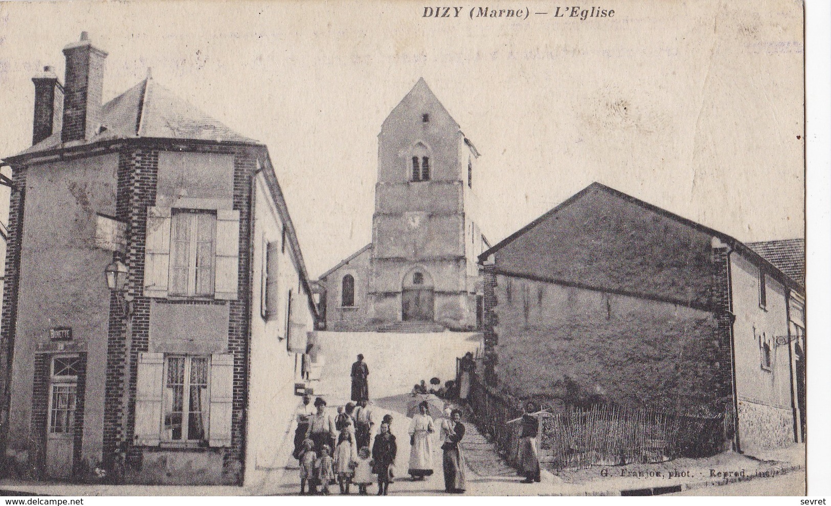 DIZY. - L'Eglise. Belle Carte - Other & Unclassified