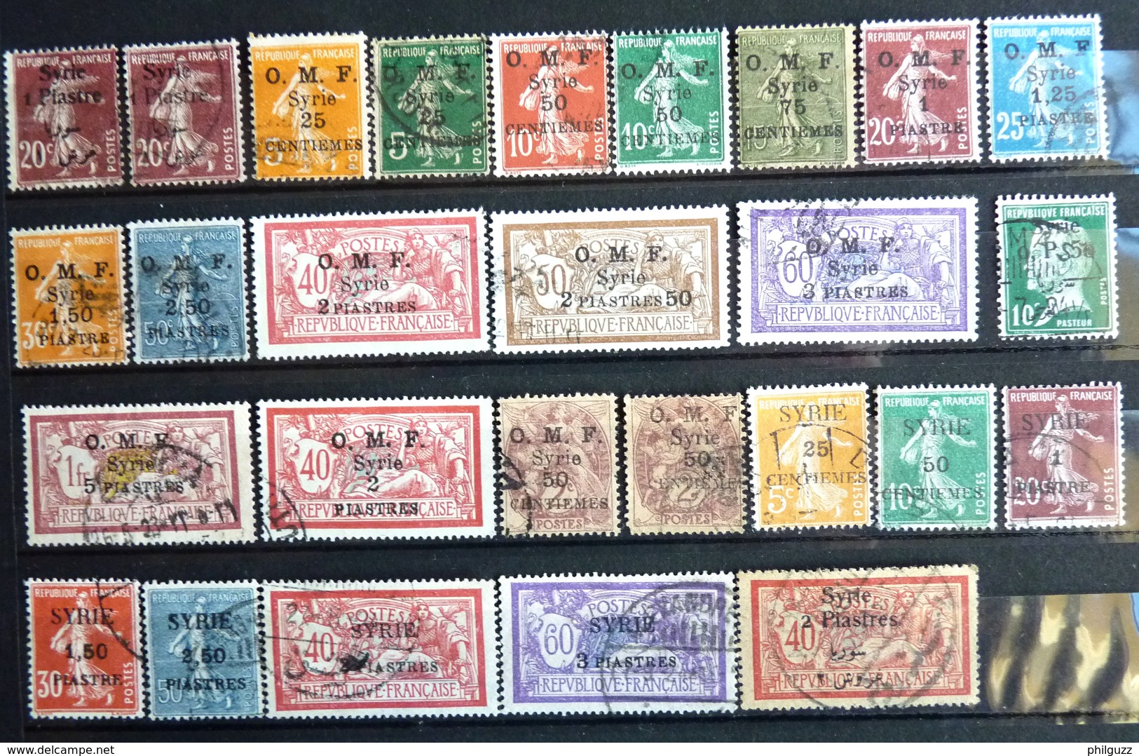 TIMBRES LOT SYRIE (1) Majorité Oblitérés - Oblitérés