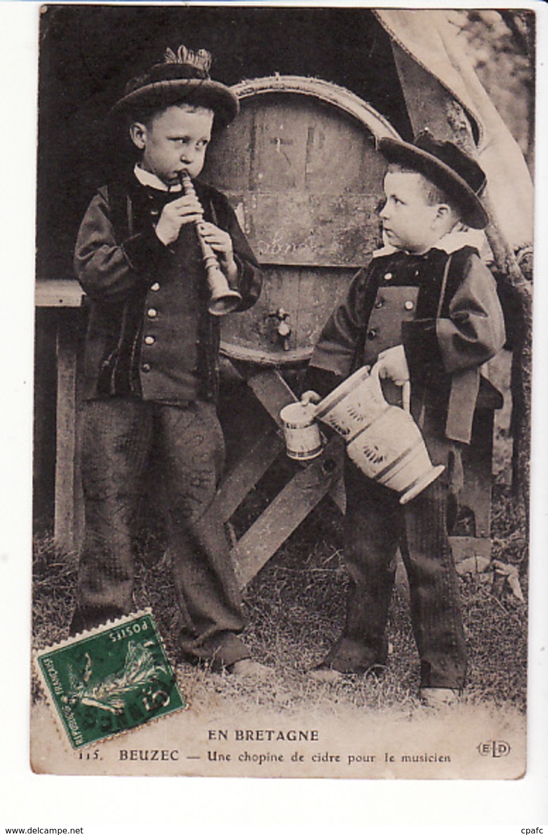 Beuzec - Une Chopine De Cidre Pour Le Musicien / Folklore Breton / Editions ELD N°115 - Beuzec-Cap-Sizun