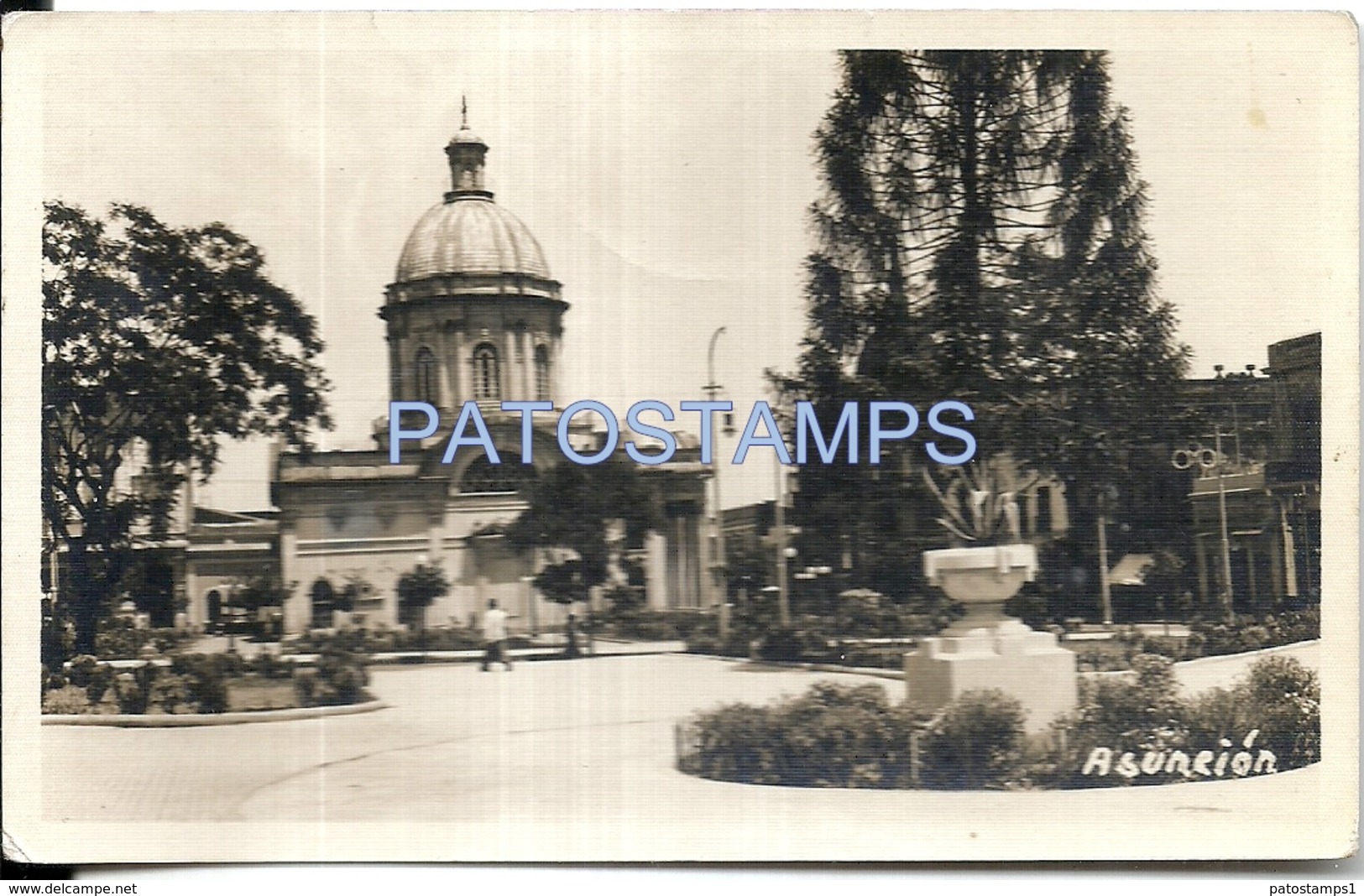 66147 PARAGUAY ASUNCION VISTA E LA PLAZA PHOTO NO POSTAL TYPE POSTCARD - Paraguay