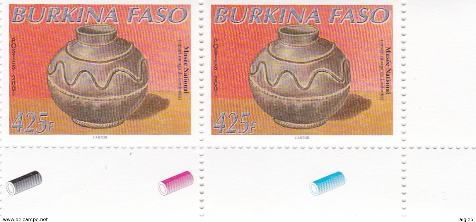 2001- BURKINA FASO - Musée National- Pot - Canari Moaga De Loulouka - Porzellan