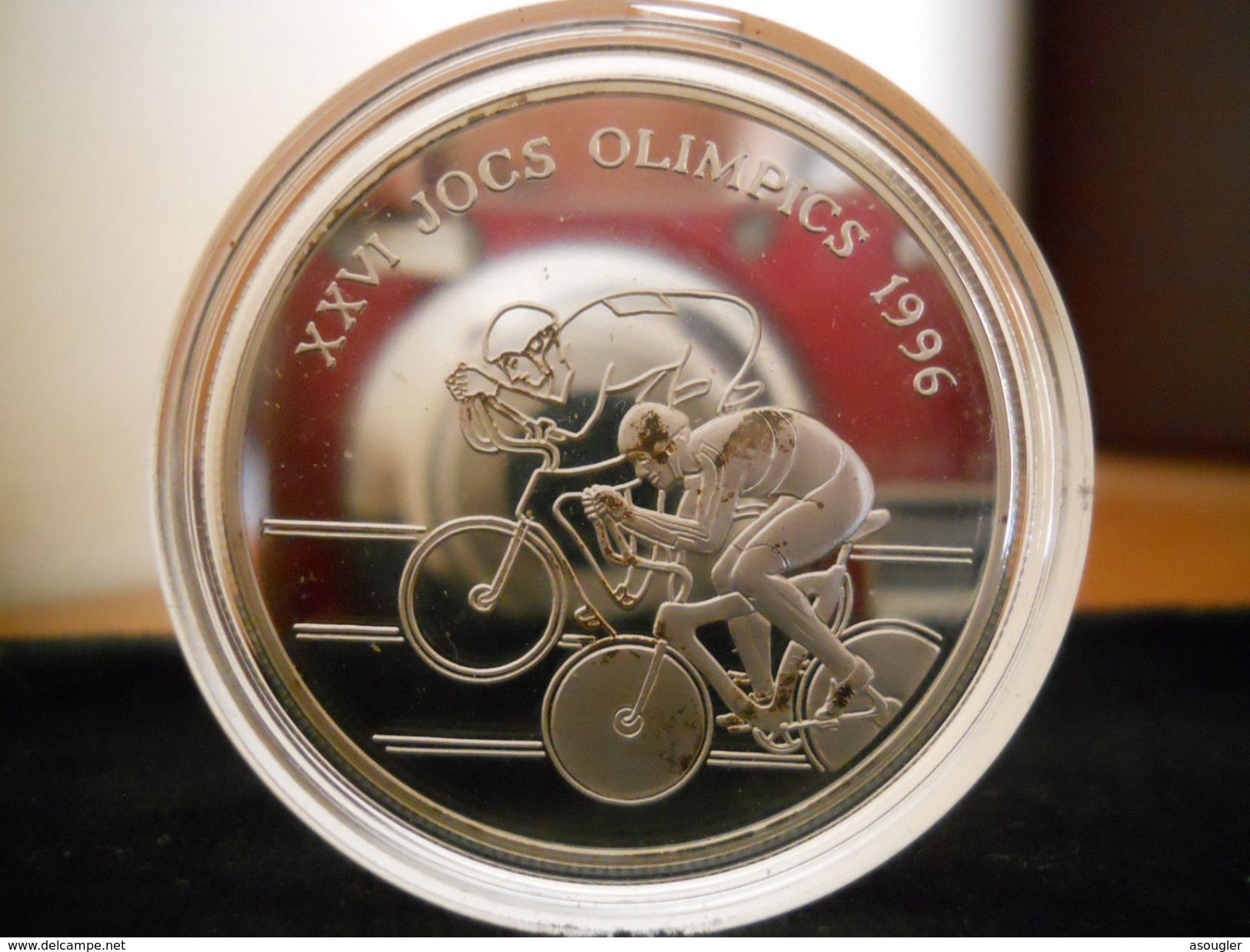 ANDORRA 10 DINERS 1994 SILVER PROOF " OLYMPIC GAMES 1996 - Andorra
