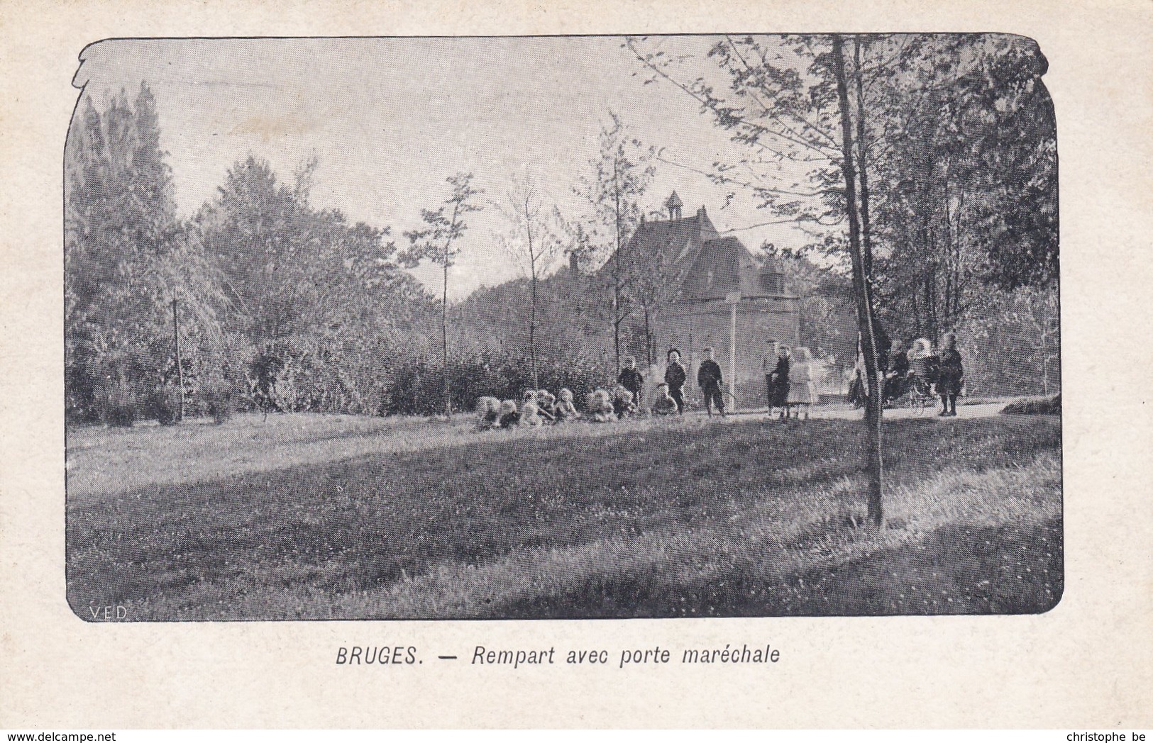 Brugge, Bruges, Rempart Avec Porte Maréchale (pk33692) - Brugge