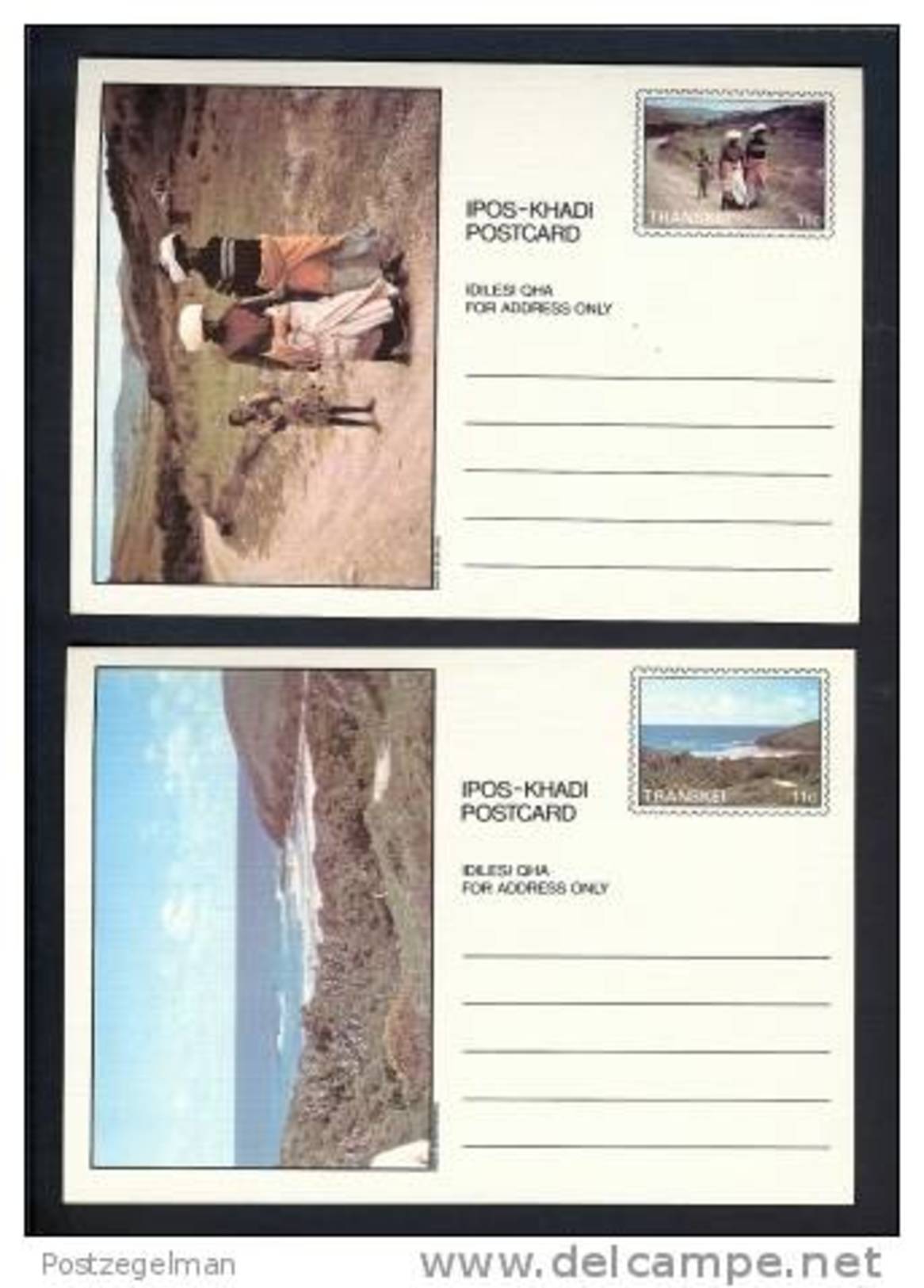 TRANSKEI 1984 10 Postcard(s) Tourisme - Zuid-Afrika