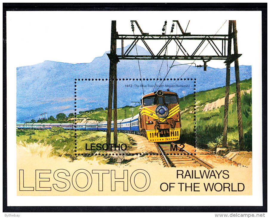 Lesotho MNH 1984 #458 2m The Blue Train 1972 - Lesotho (1966-...)