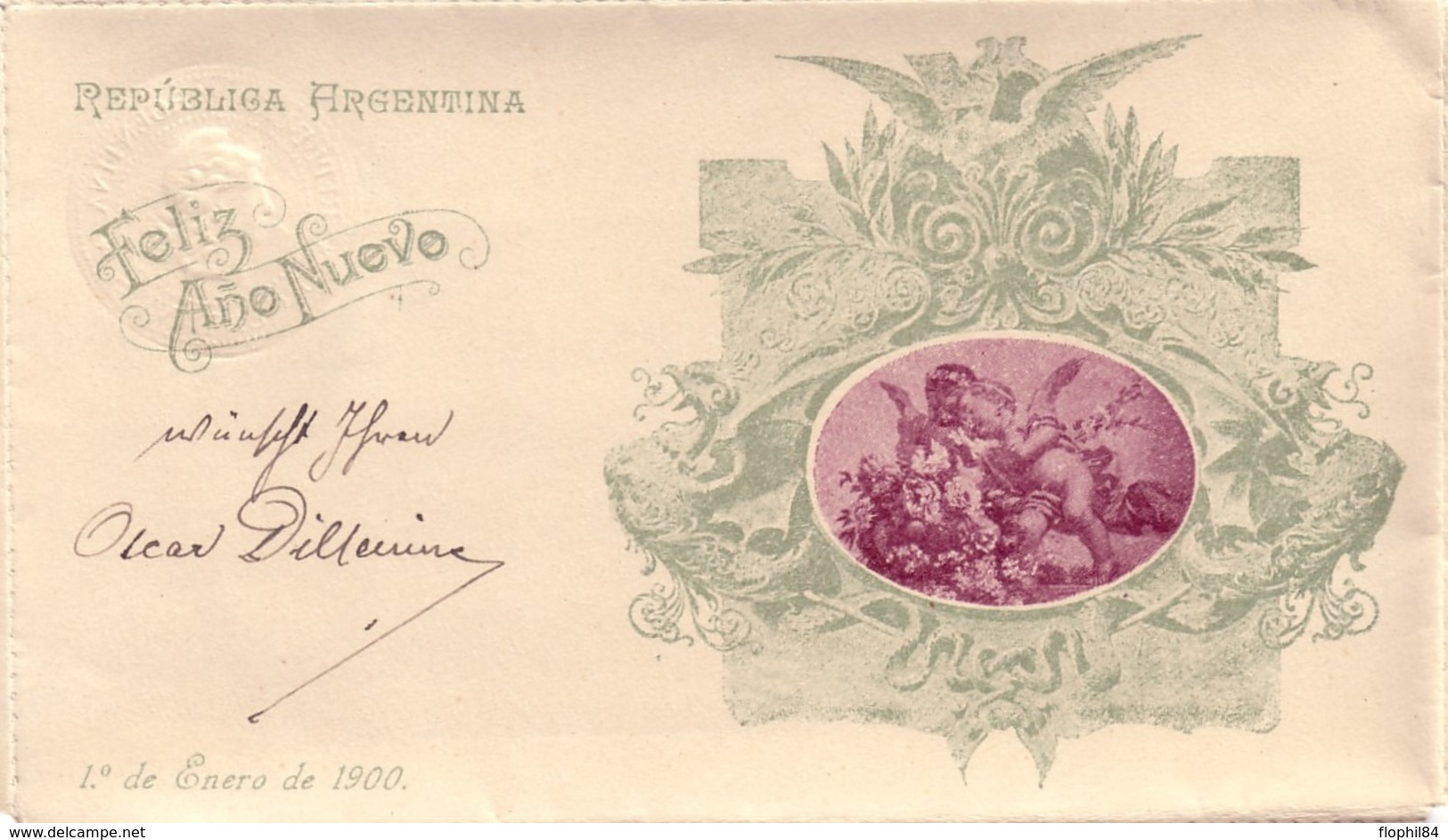 ARGENTINE - ENTIER POSTAL ILLUSTREE - ANO 1900 - SUPERBE - Enteros Postales