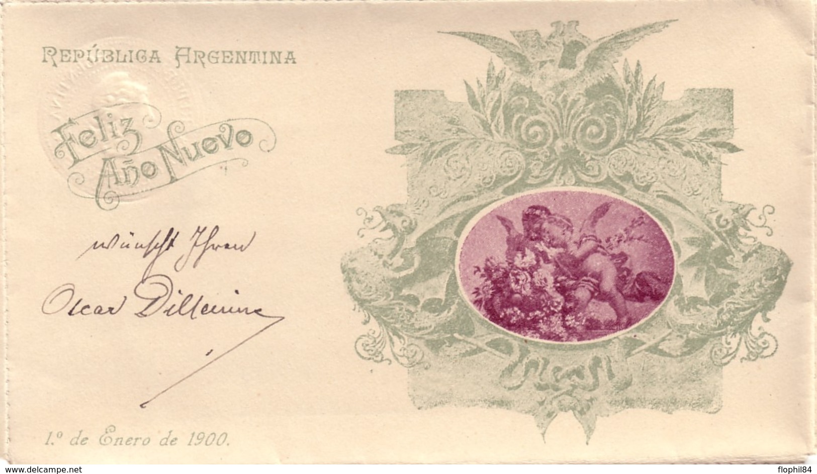 ARGENTINE - ENTIER POSTAL ILLUSTREE - ANO 1900 - SUPERBE - Postal Stationery