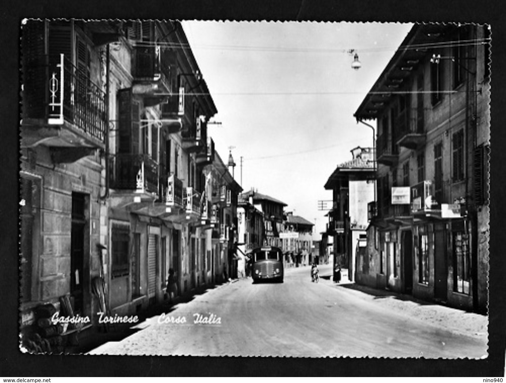 GASSINO TORINESE (TO)  - CORSO ITALIA - F/G - V 1958: - Altri & Non Classificati