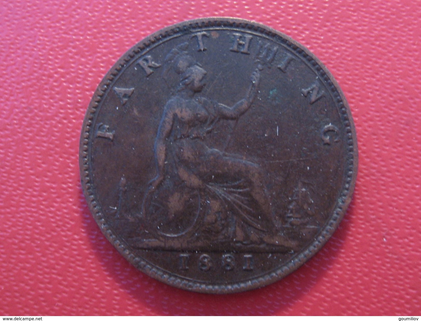 Grande-Bretagne - UK - Farthing 1881 Victoria 5683 - B. 1 Farthing