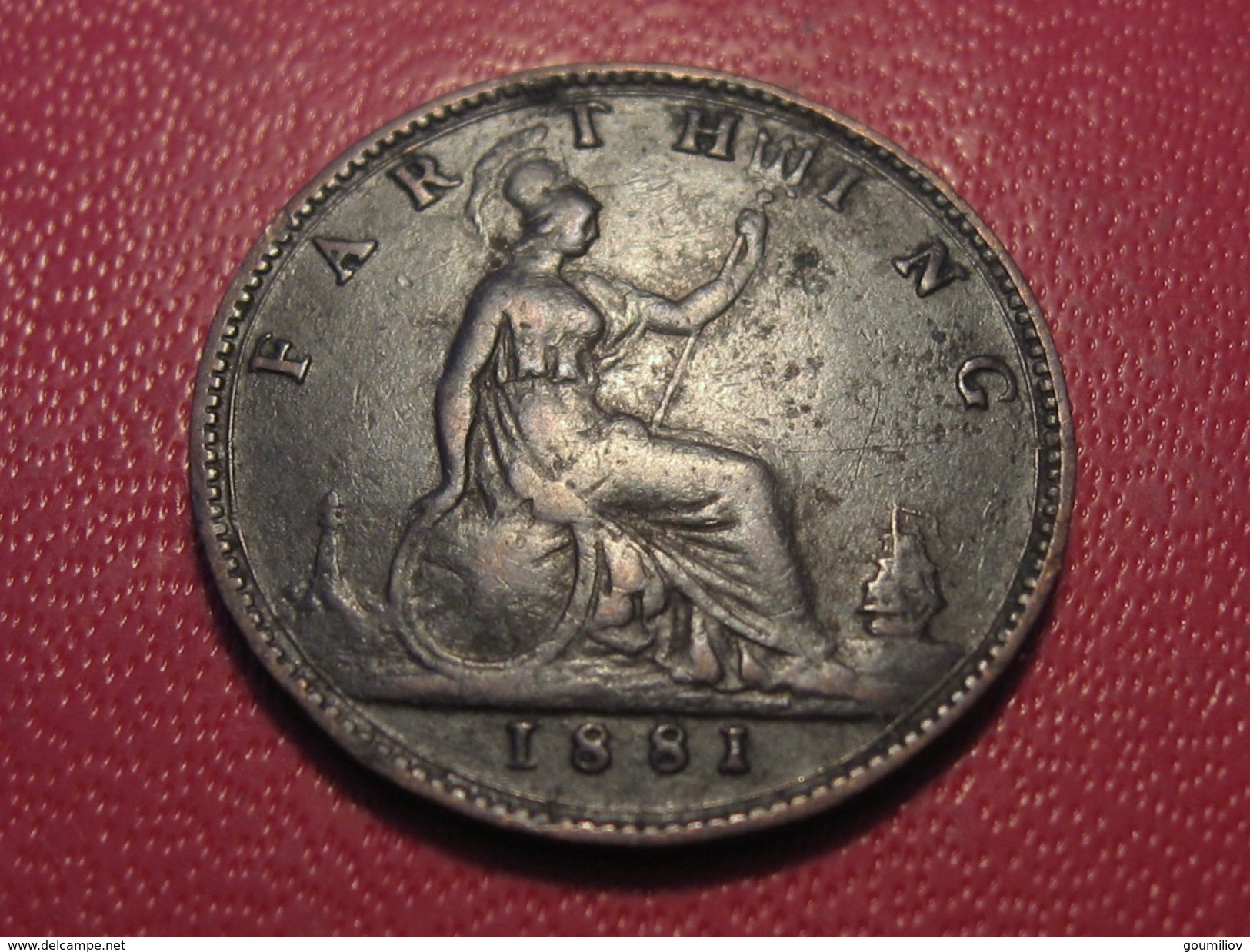 Grande-Bretagne - UK - Farthing 1881 Victoria 5683 - B. 1 Farthing