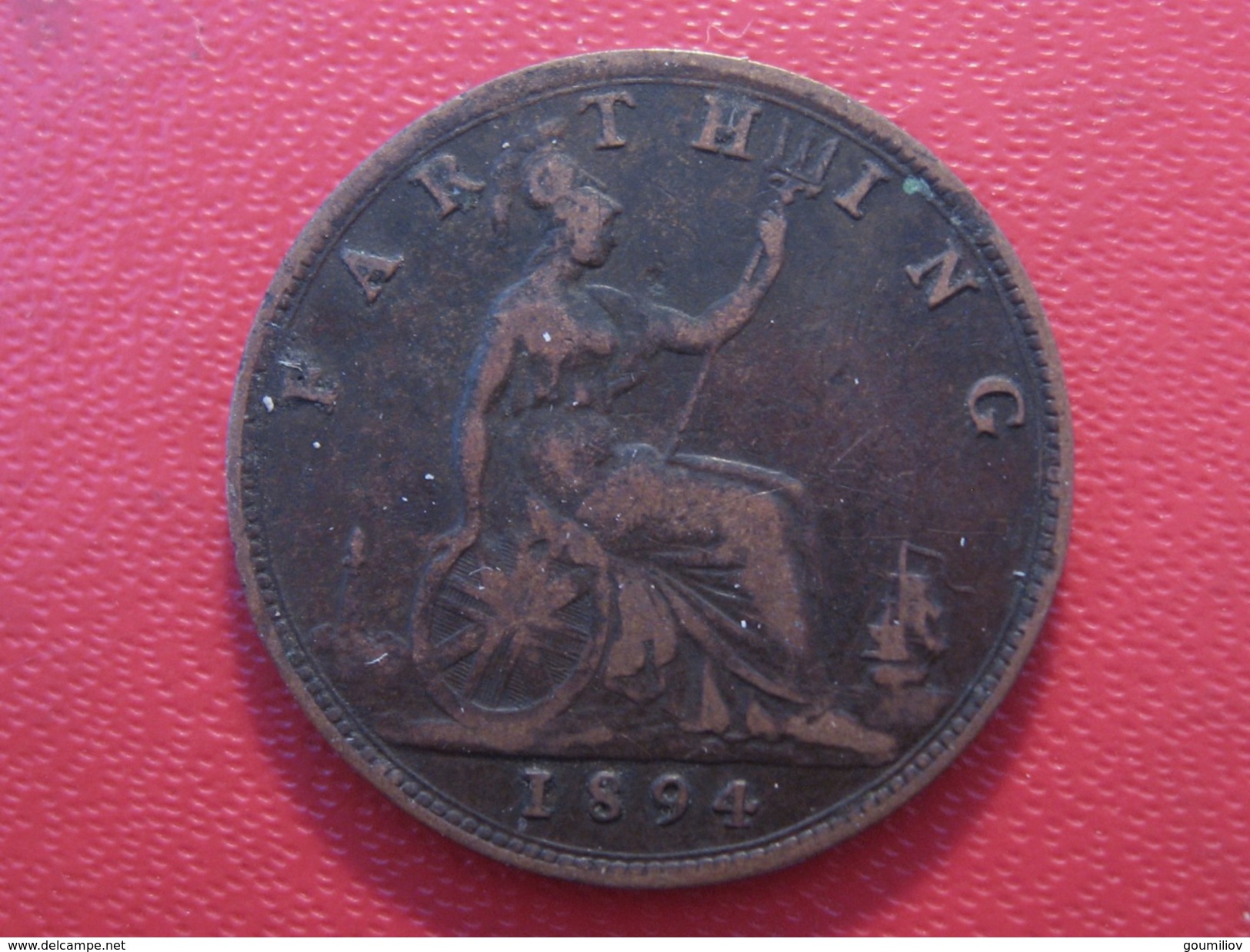 Grande-Bretagne - UK - Farthing 1894 Victoria 5697 - B. 1 Farthing