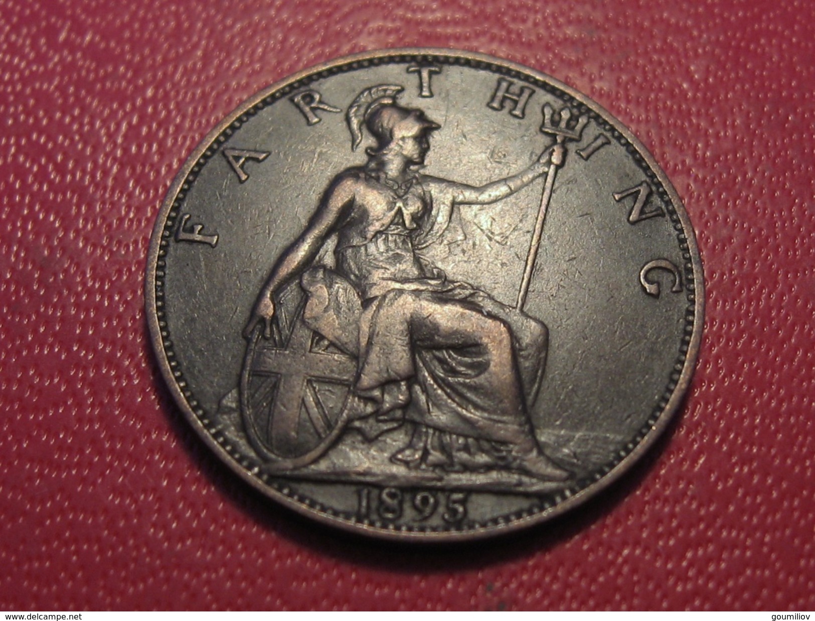 Grande-Bretagne - UK - Farthing 1895 Victoria 5693 - B. 1 Farthing