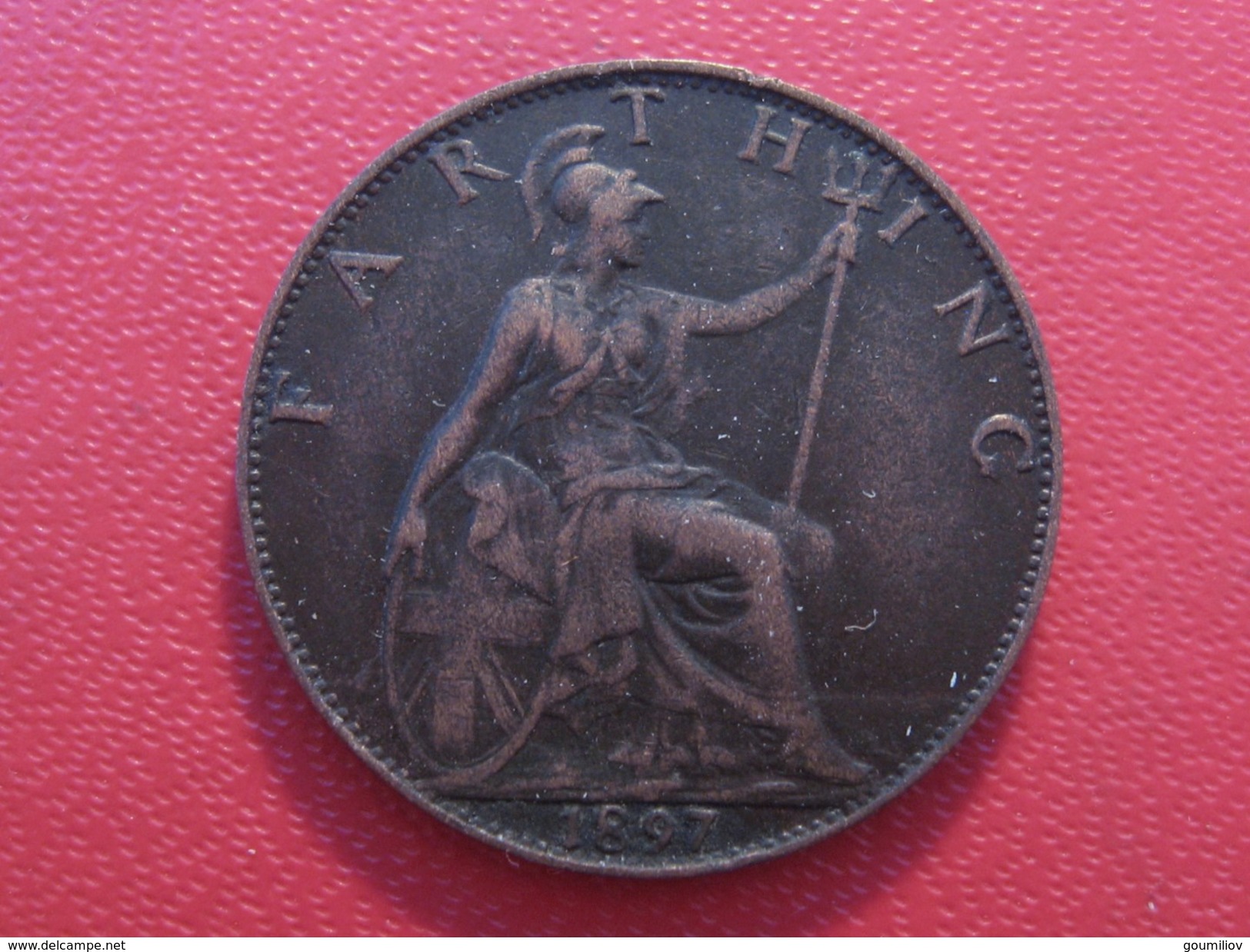 Grande-Bretagne - UK - Farthing 1897 Victoria 5687 - B. 1 Farthing