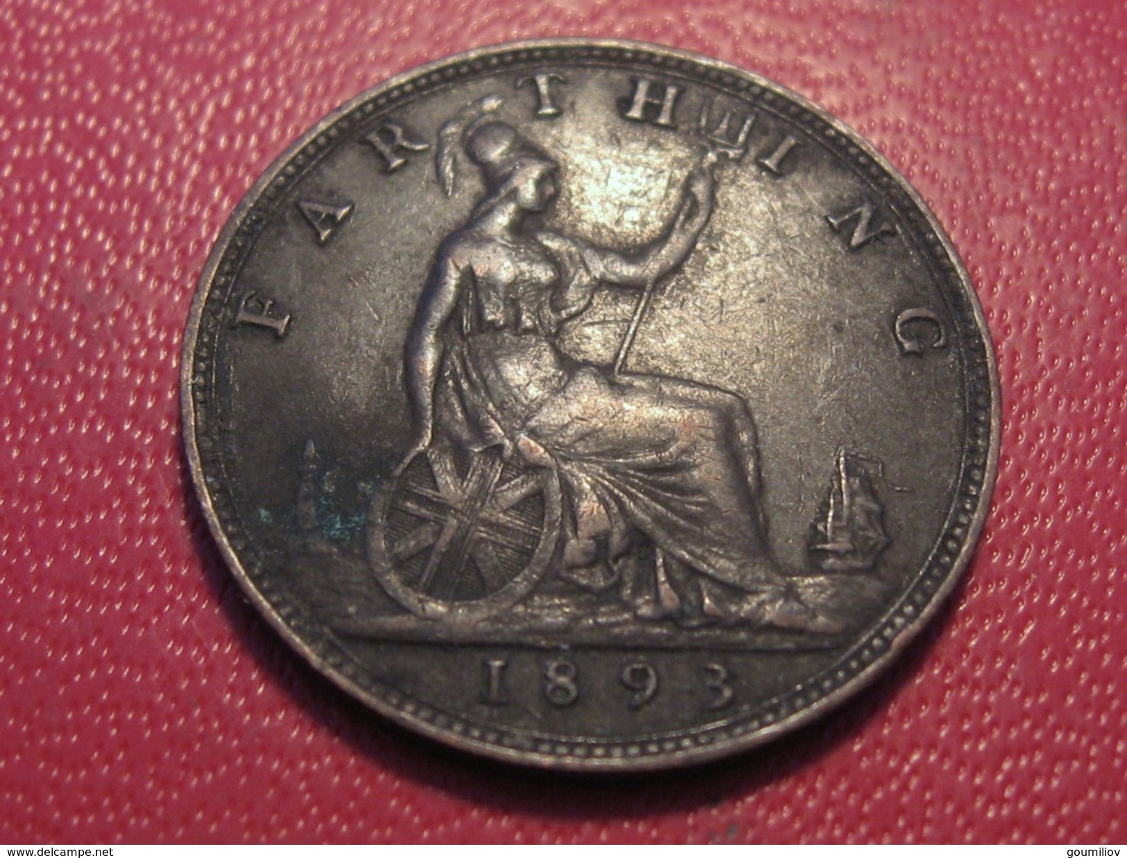 Grande-Bretagne - UK - Farthing 1893 Victoria 5714 - B. 1 Farthing