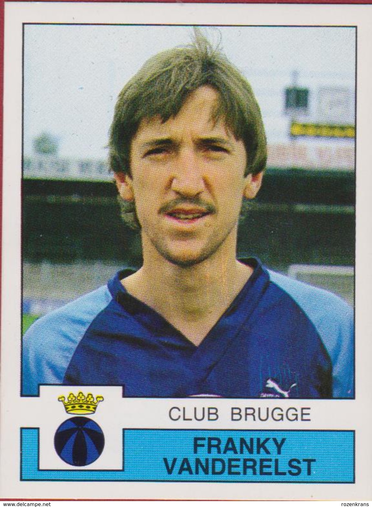 Panini Football Voetbal 88 1988 Sticker Autocollant Club Brugge Nr. 100 Franky Vanderelst - Sports