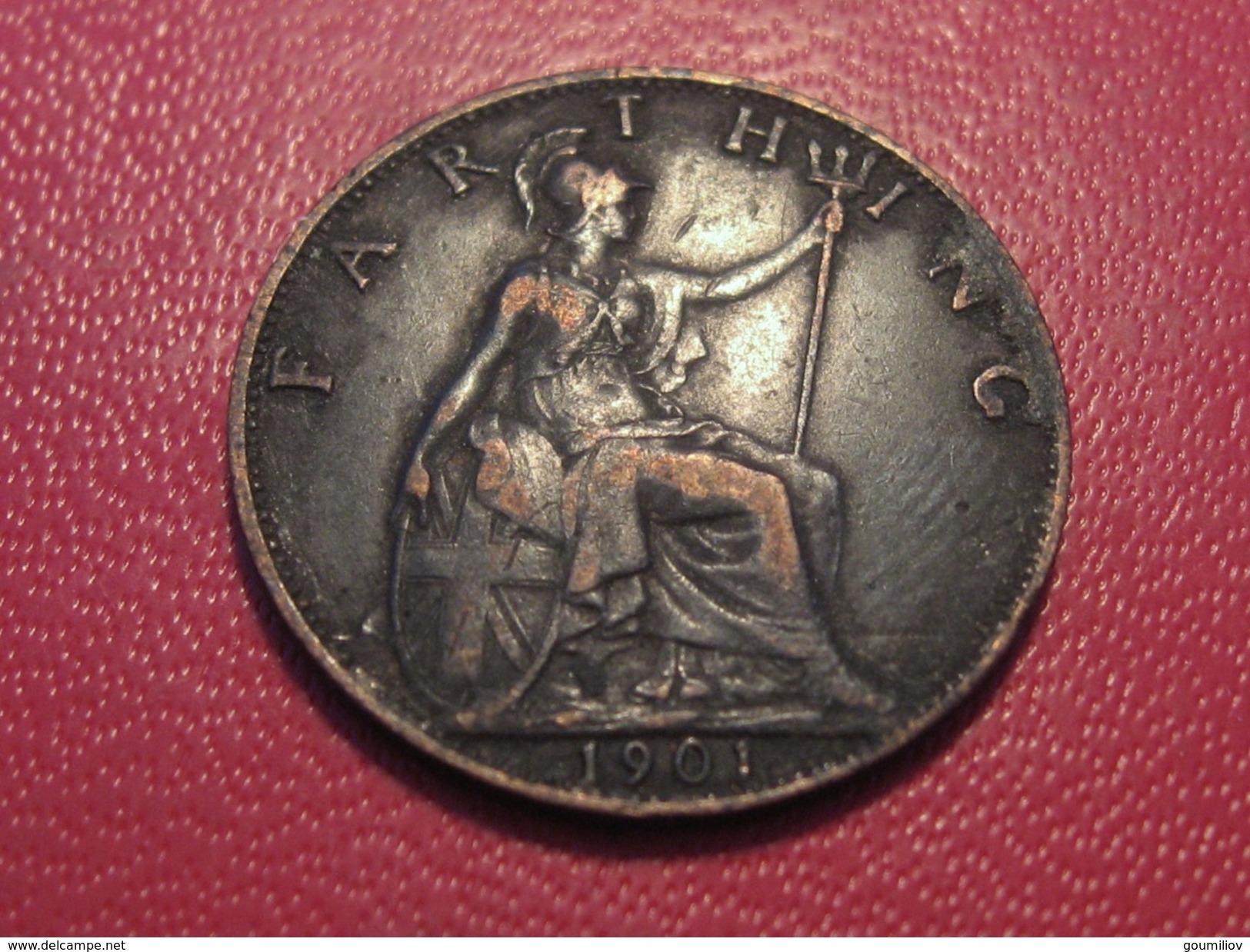 Grande-Bretagne - UK - Farthing 1901 Victoria 5719 - B. 1 Farthing