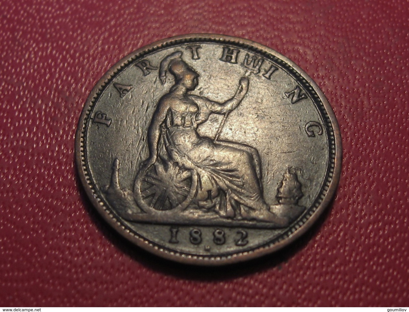 Grande-Bretagne - UK - Farthing 1882H Victoria 5779 - B. 1 Farthing