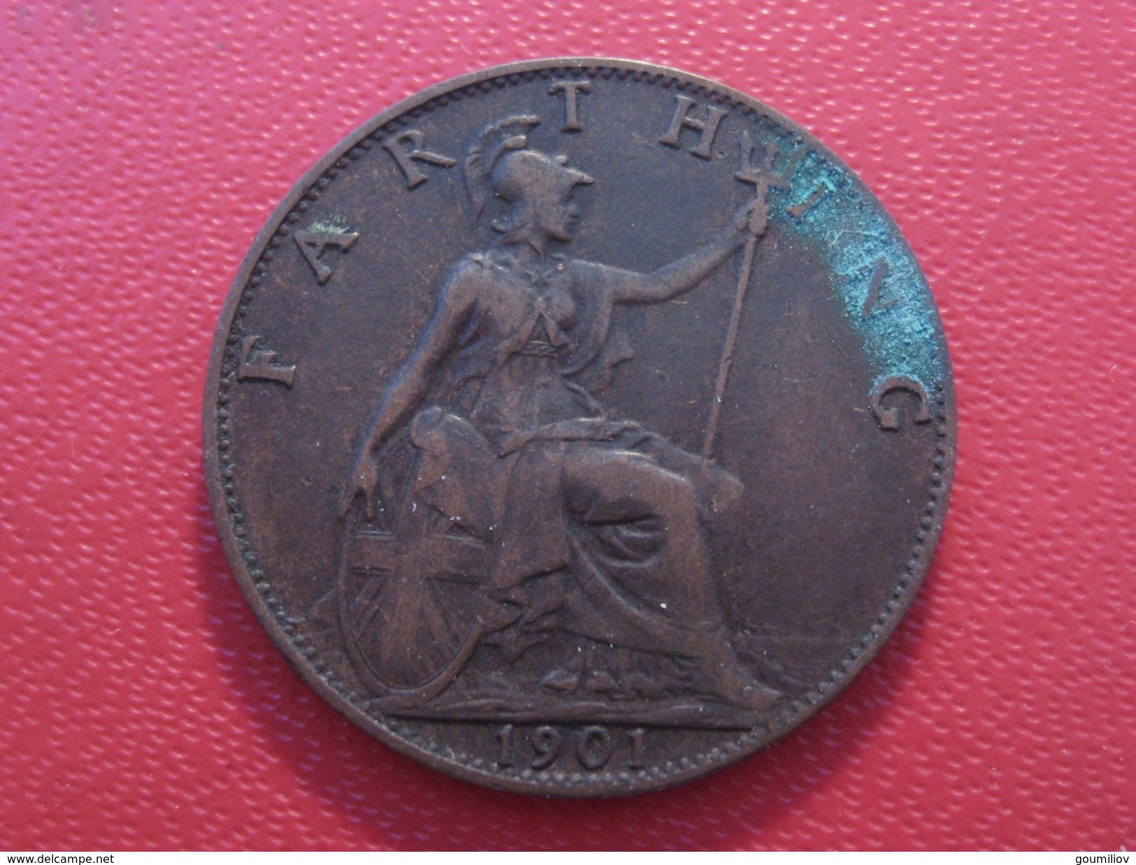 Grande-Bretagne - UK - Farthing 1901 Victoria 5767 - B. 1 Farthing