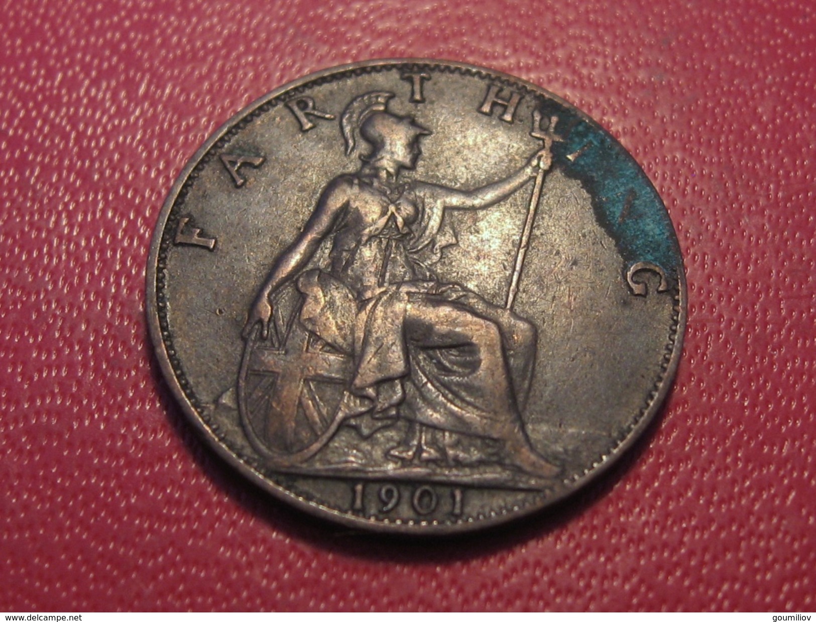 Grande-Bretagne - UK - Farthing 1901 Victoria 5767 - B. 1 Farthing