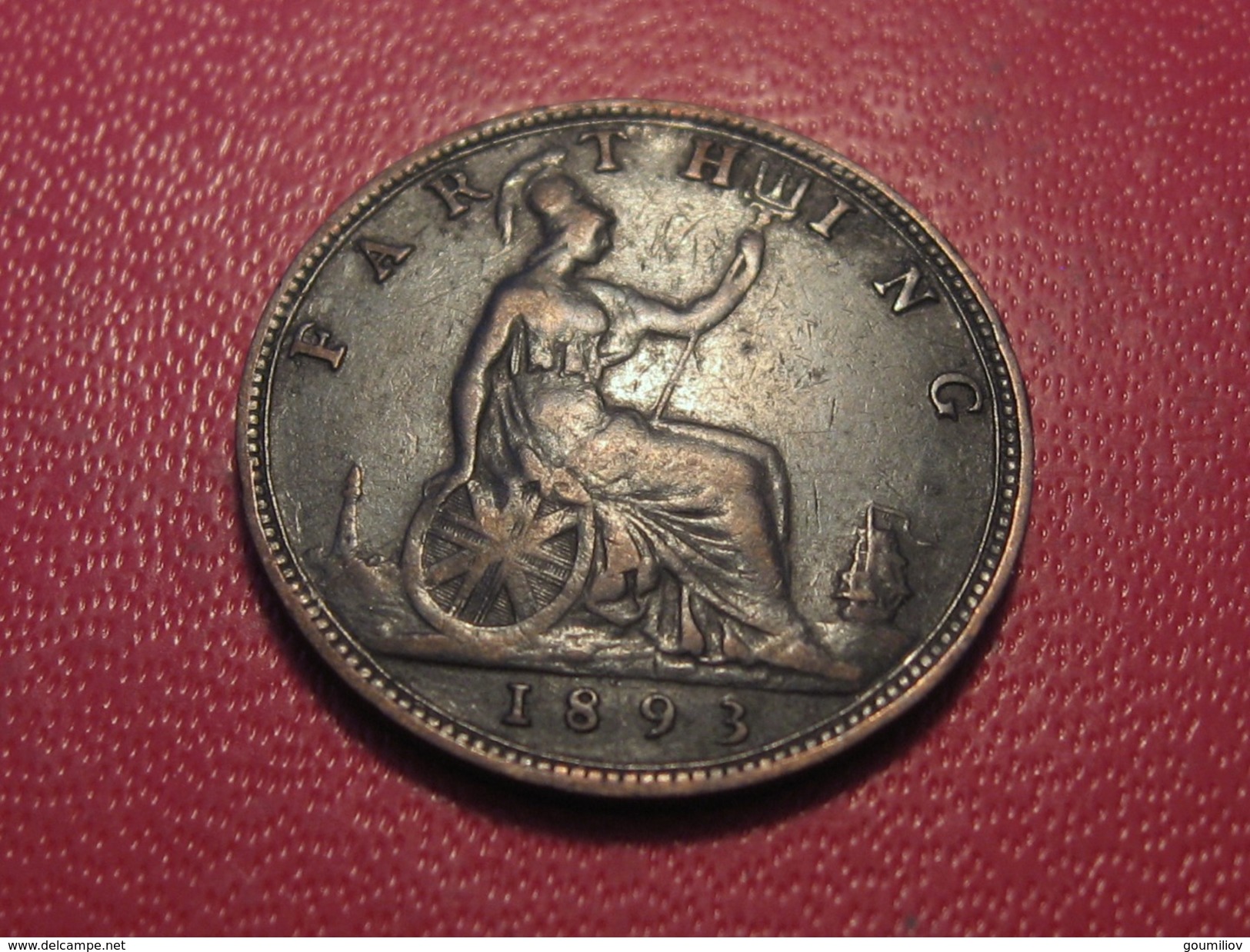 Grande-Bretagne - UK - Farthing 1893 Victoria 5833 - B. 1 Farthing