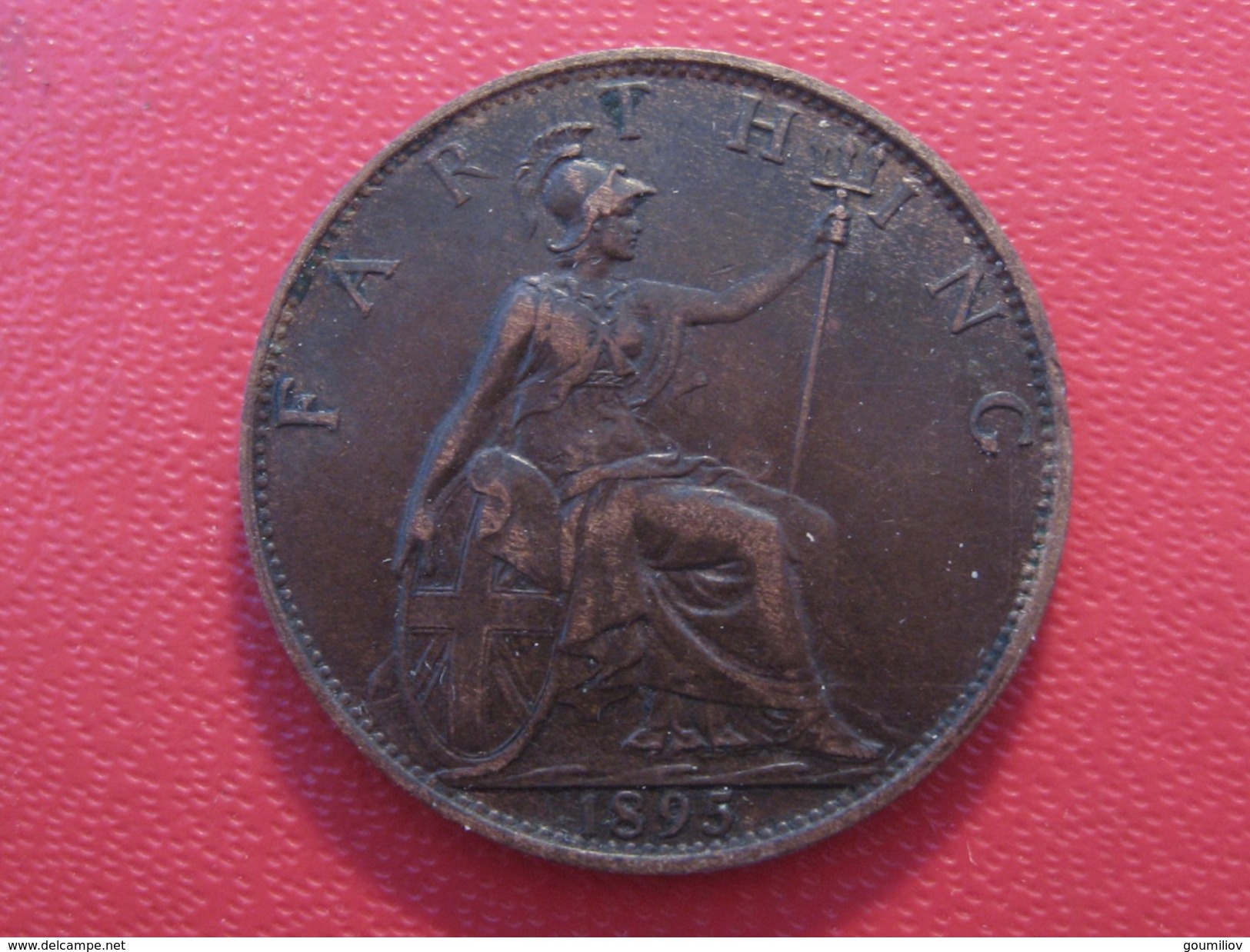 Grande-Bretagne - UK - Farthing 1895 Victoria 5887 - B. 1 Farthing