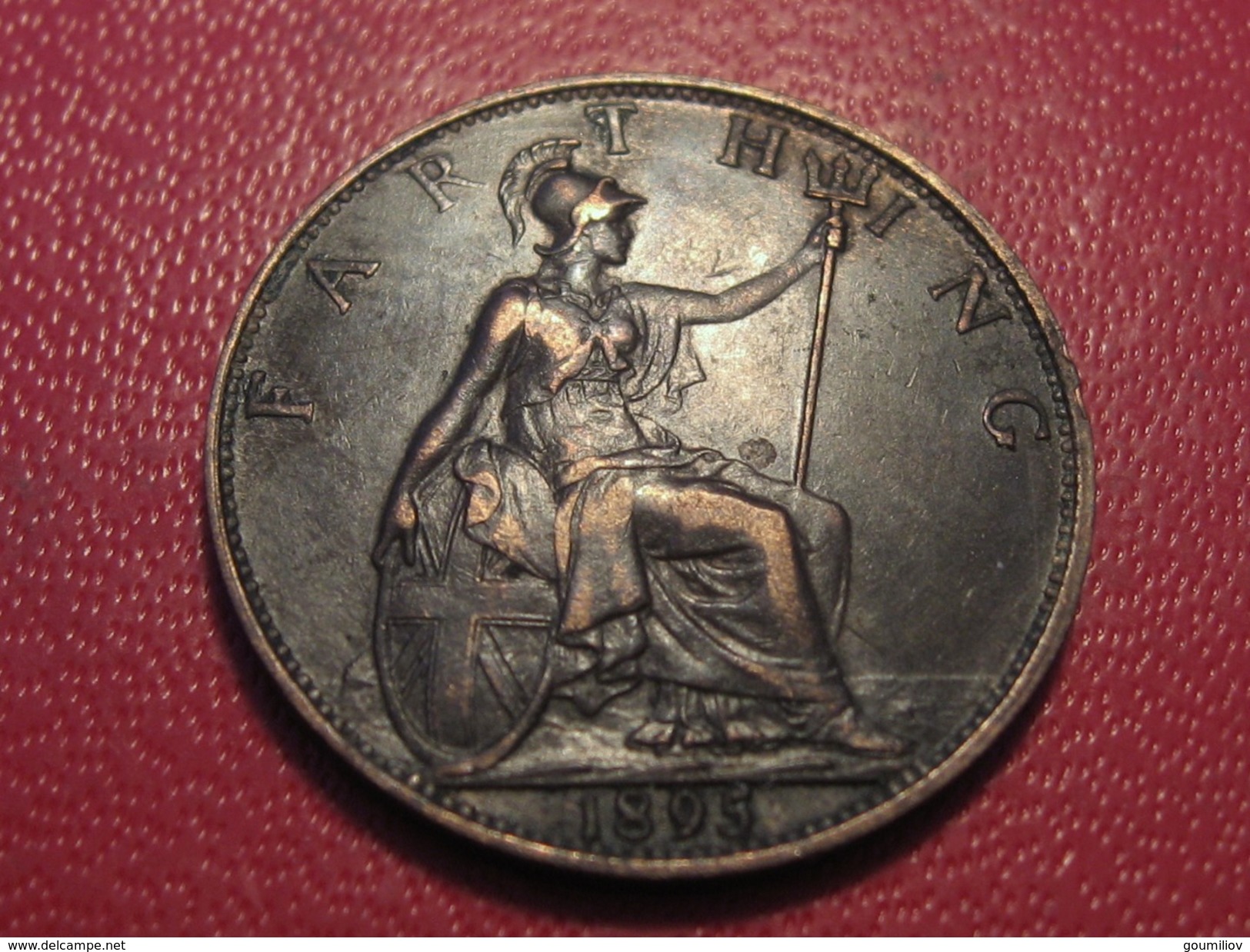 Grande-Bretagne - UK - Farthing 1895 Victoria 5887 - B. 1 Farthing