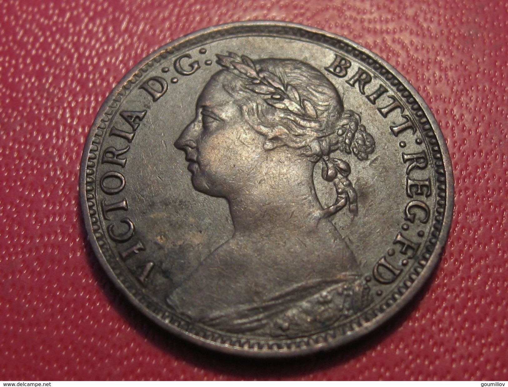 Grande-Bretagne - UK - Farthing 1891 Victoria 5907