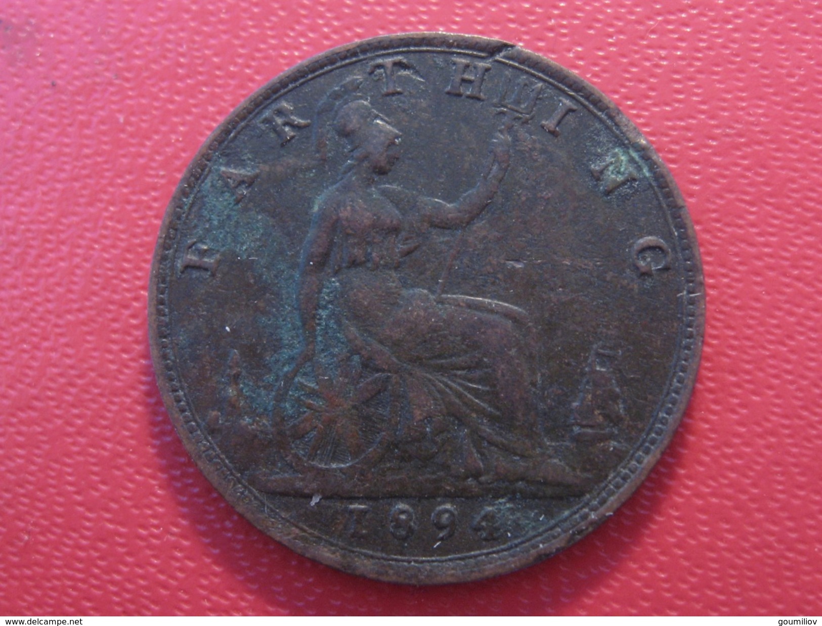 Grande-Bretagne - UK - Farthing 1894 Victoria 5930 - B. 1 Farthing