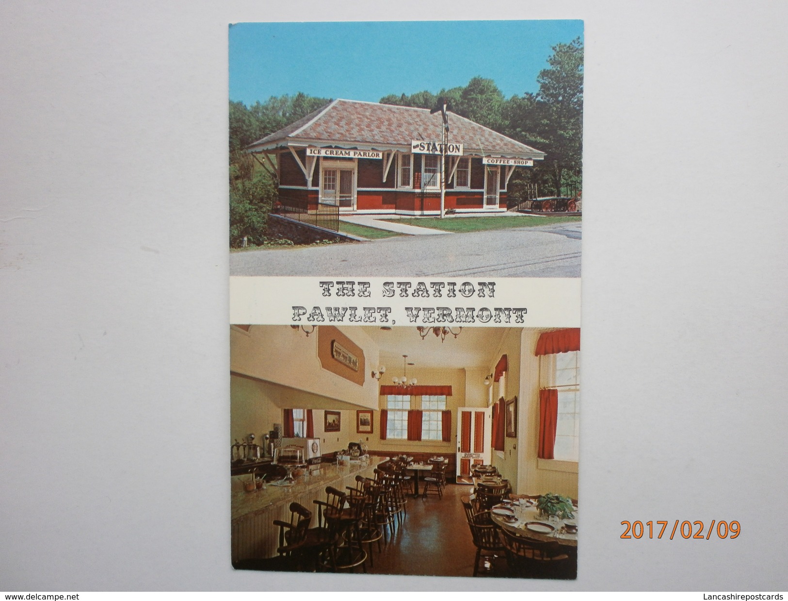 Postcard The Station Pawlet Rutland County Vermont Ex Railroad Station Off Route 30 My Ref B1735 - Rutland