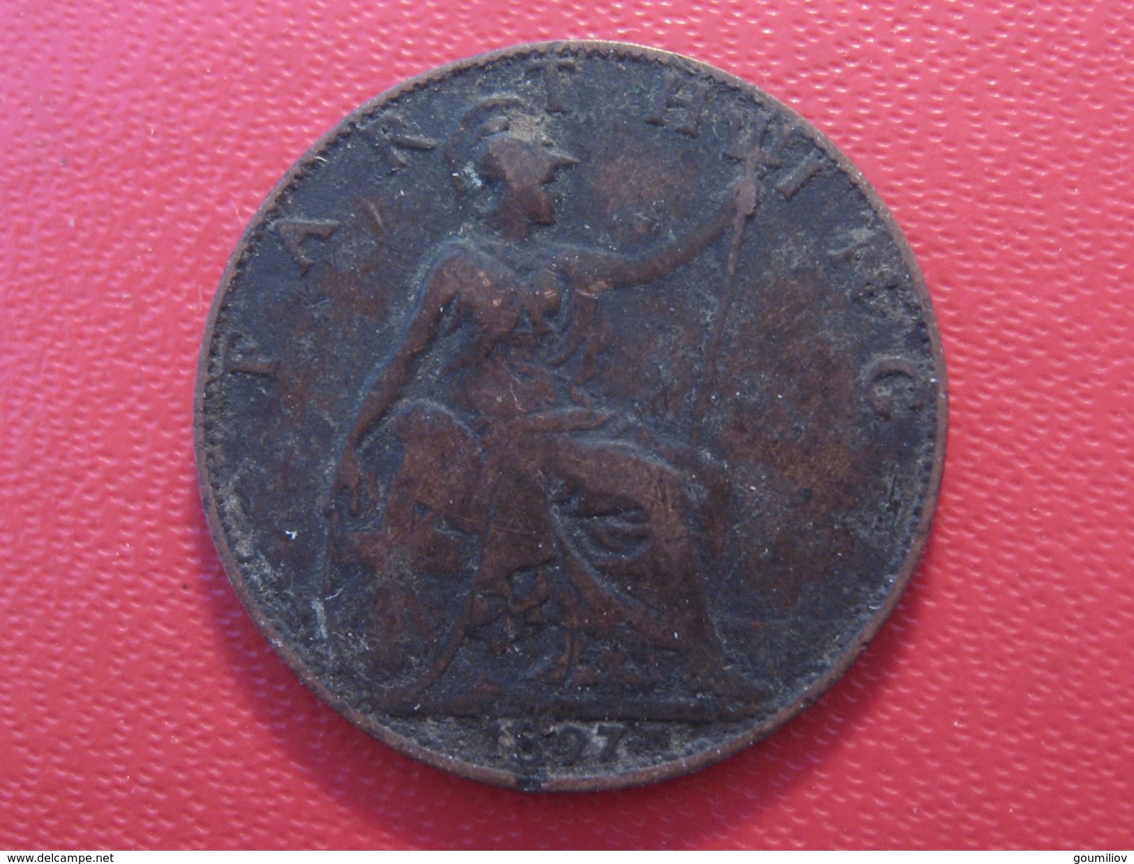 Grande-Bretagne - UK - Farthing 1897 Victoria 5918 - B. 1 Farthing