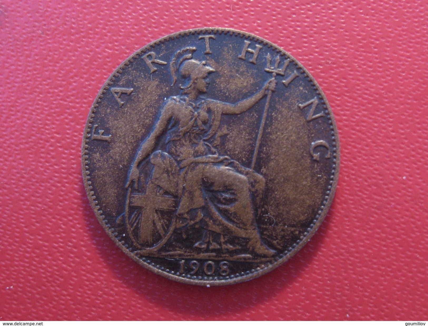 Grande-Bretagne - UK - Farthing 1908 Edward VII 5744 - B. 1 Farthing