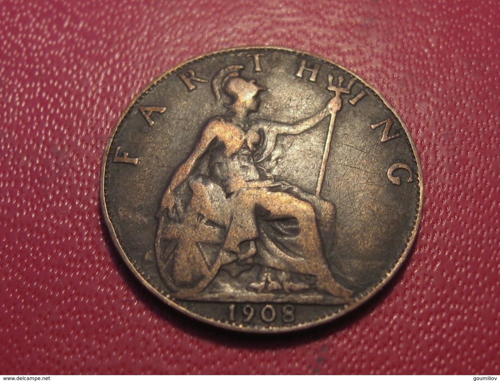 Grande-Bretagne - UK - Farthing 1908 Edward VII 5853 - B. 1 Farthing