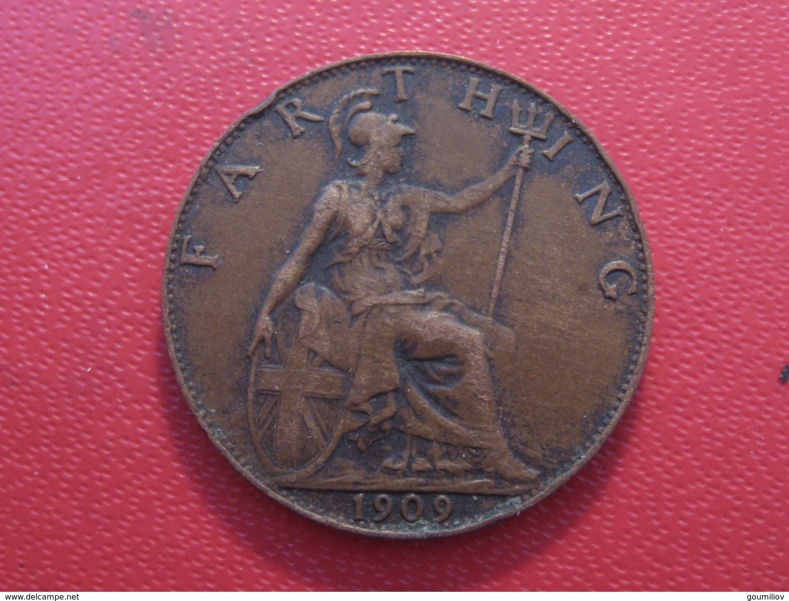 Grande-Bretagne - UK - Farthing 1909 Edward VII 5974 - B. 1 Farthing